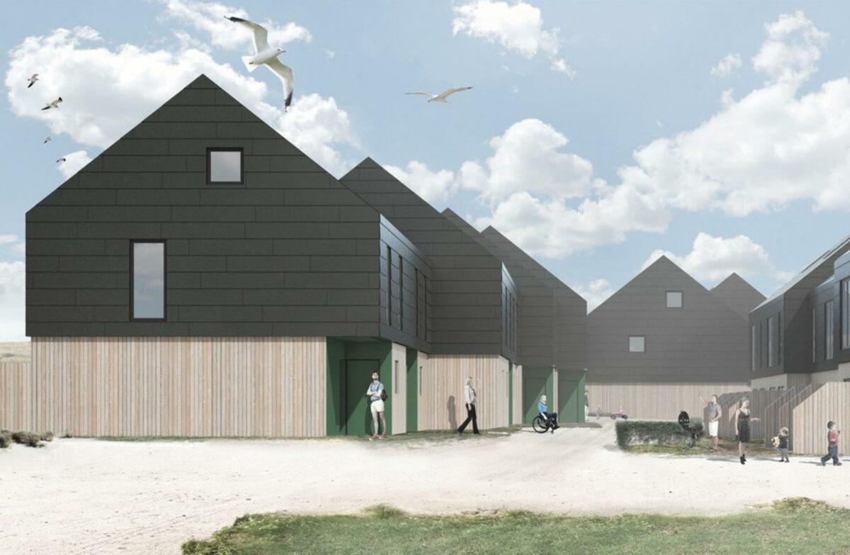 Konceptet for projektet er at bygge videre på den bygningskulturarv, som kendetegner området