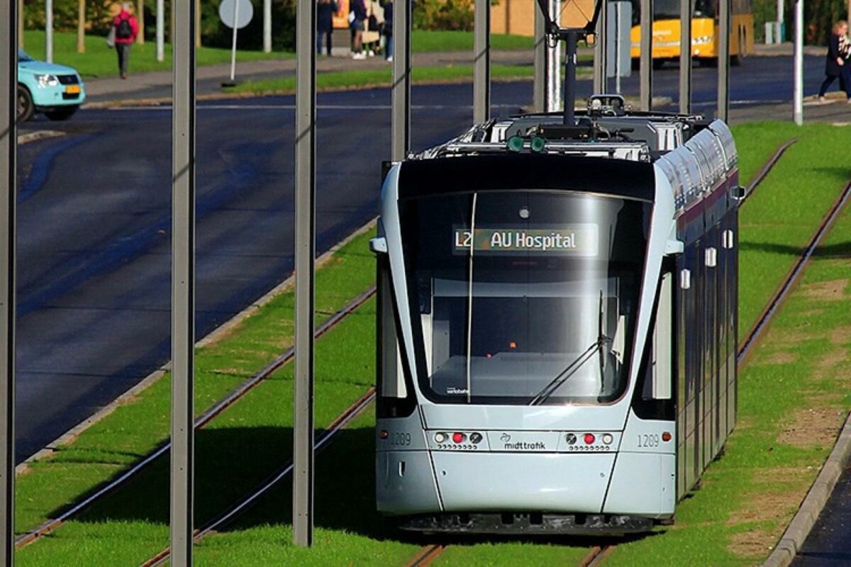 Efter måneders ventetid er Letbanen klar til start. Foto: Aarhus Letbane.