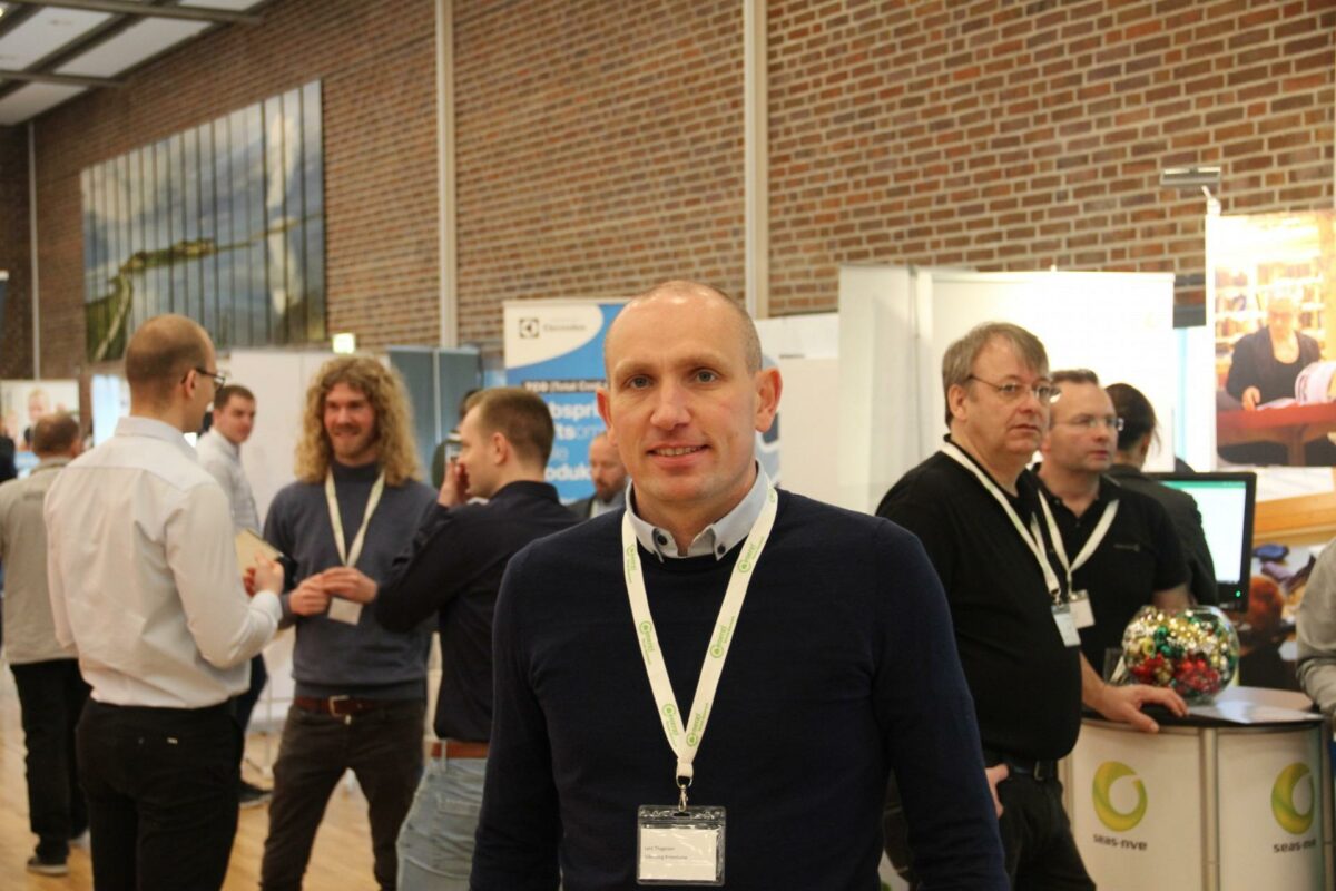 Energiforum Danmarks formand Lars Thygesen kan under Energiforum 2018 hædre vinderen af Energi- og Miljøprisen 2018. Arkivfoto: Torben Jastram.