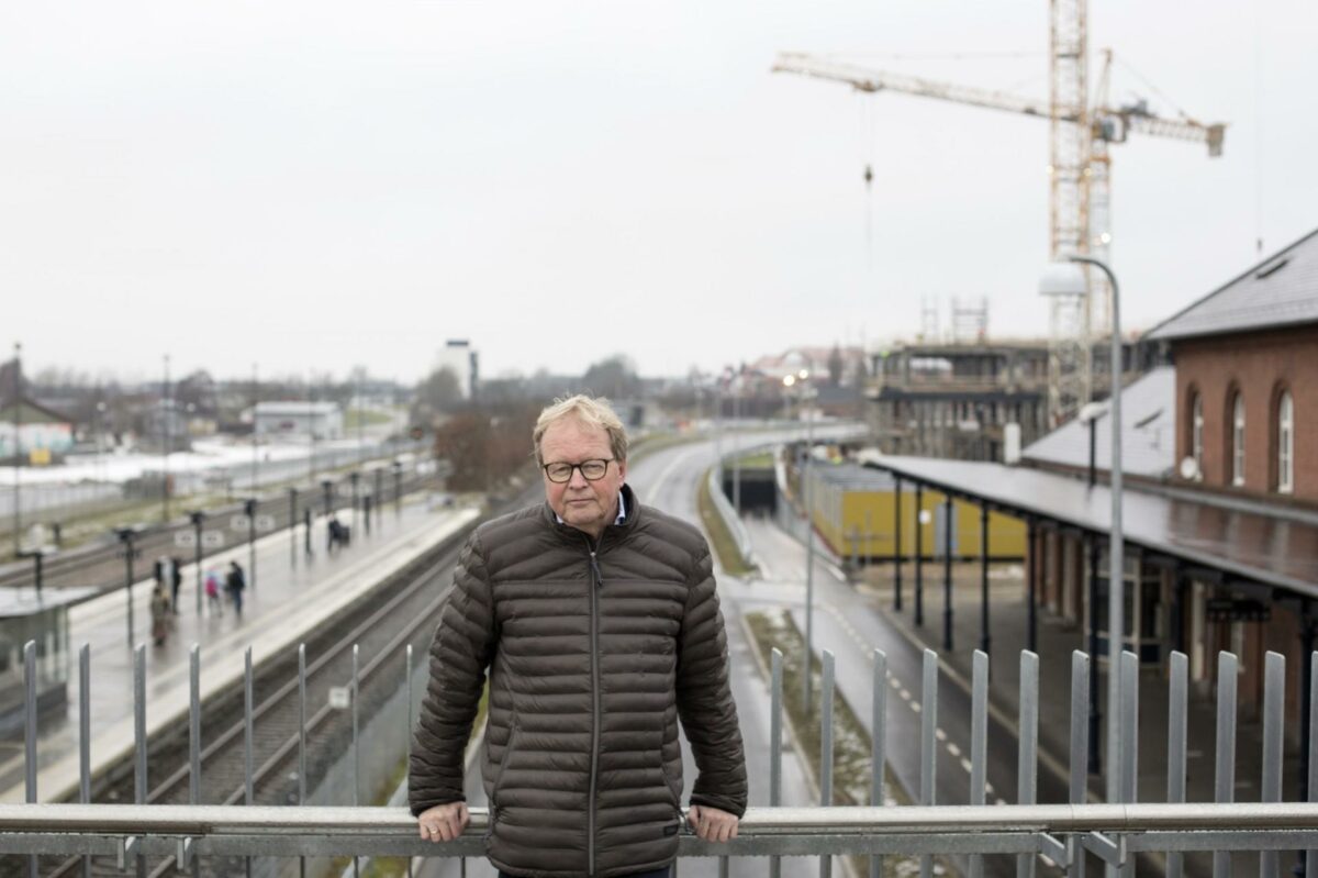 Borgmester Ulrik Wilbek (V) vil kopier udviklingen af Banebyen til resten af Viborg Kommune. Foto: Betina N. Garcia.