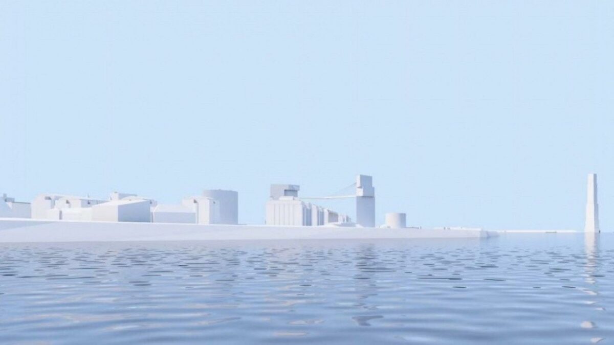 Det store højhus skal tegnes af BIG. Illustration: H.C. Andersen Tower.