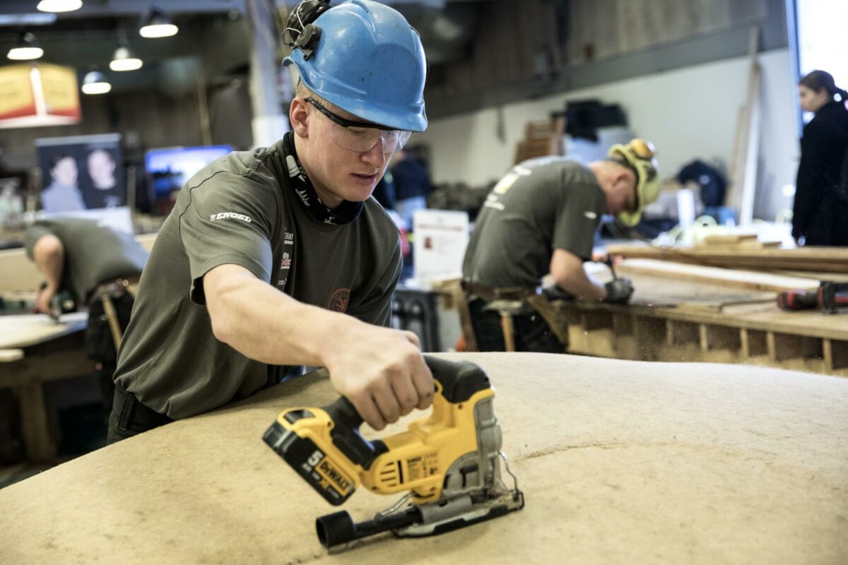 Billeder fra DM i Skills. Fotograferet torsdag d. 18. Januar 2018 i Messecenter Herning, Danmark.