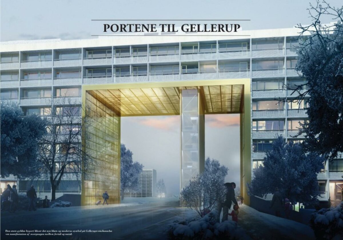Porten til Gellerup er at af projekterne i pipeline hos JCN Bolig.