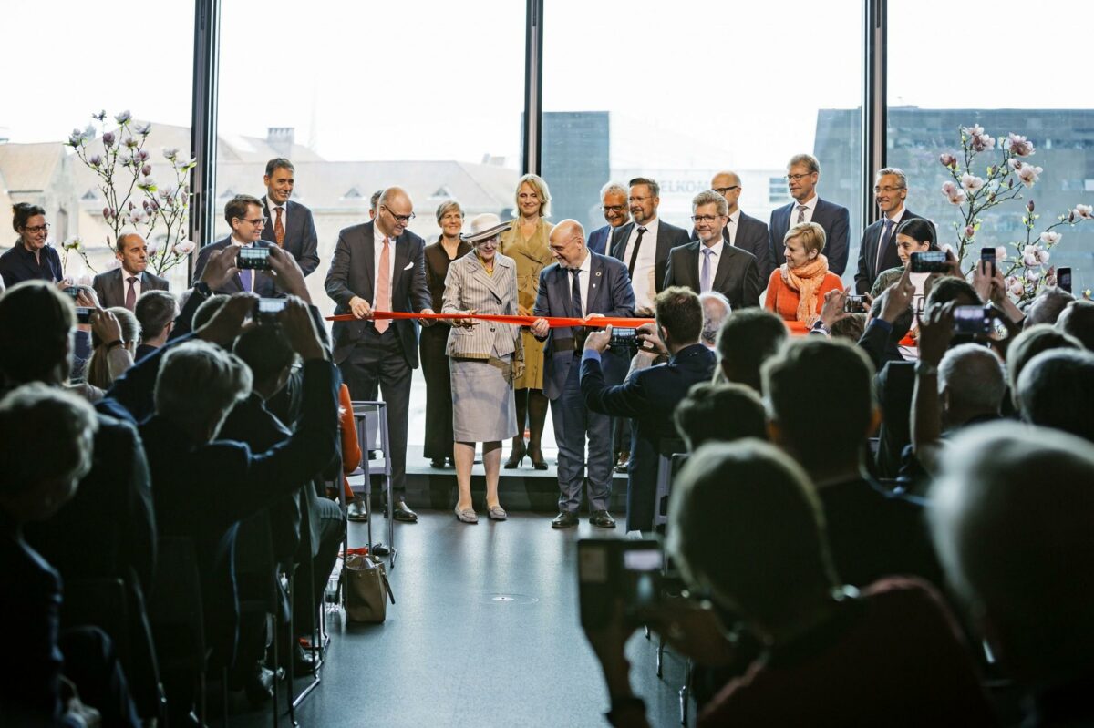 H.M. Dronningen stod for den officielle indvielse af BLOX 4. maj 2018. Pressefoto: Søren Svendsen.