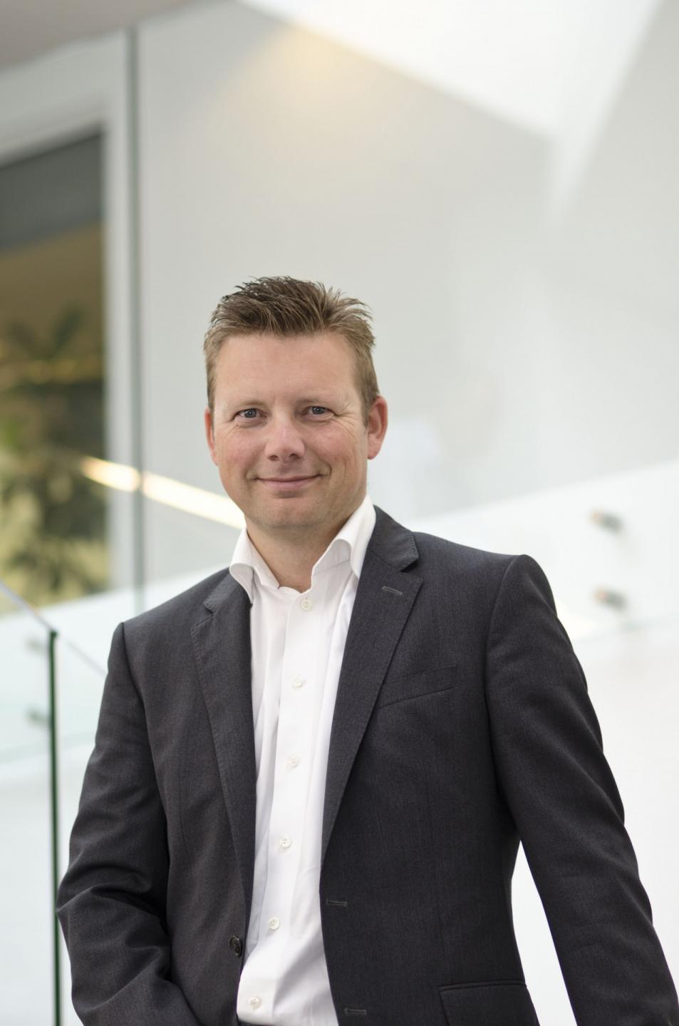 Salgsdirektør Peter Bendixen, Knauf A/S, er sikker på, at interessen for arbejdsmiljø og ergonomi kun vil gå én vej, nemlig op. Pressefoto.