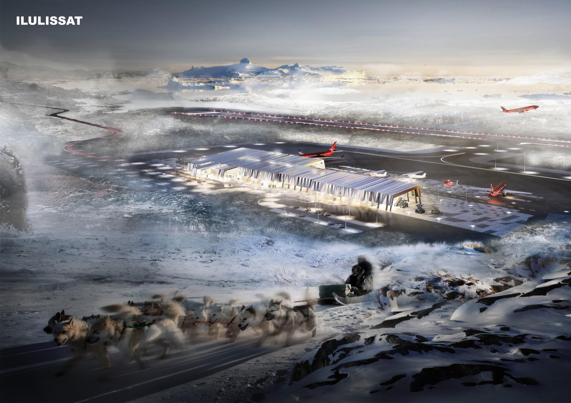 Vinderprojektet i Ilulissat af Cowi, Masanti og Zeso Architects.