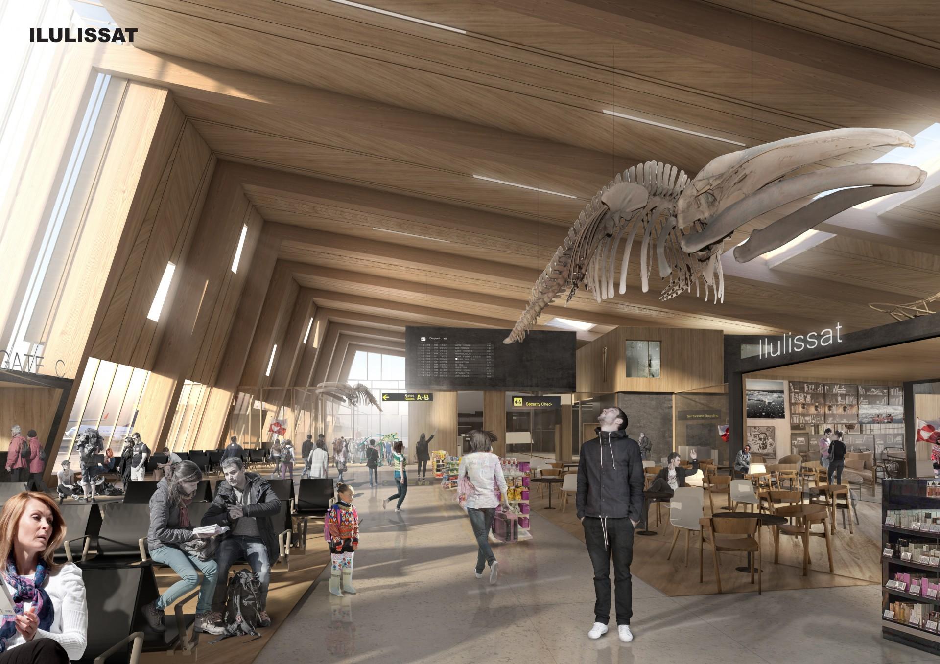 Vinderprojektet i Ilulissat af Cowi, Masanti og Zeso Architects.