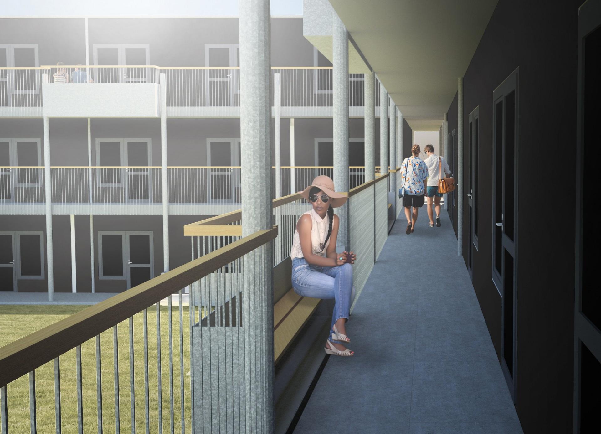 Samtidig bliver der også et campusmiljø for de såkaldte expats, som udgør 40 procent af de studerende på DTU. Foto: Concept Living A/S.