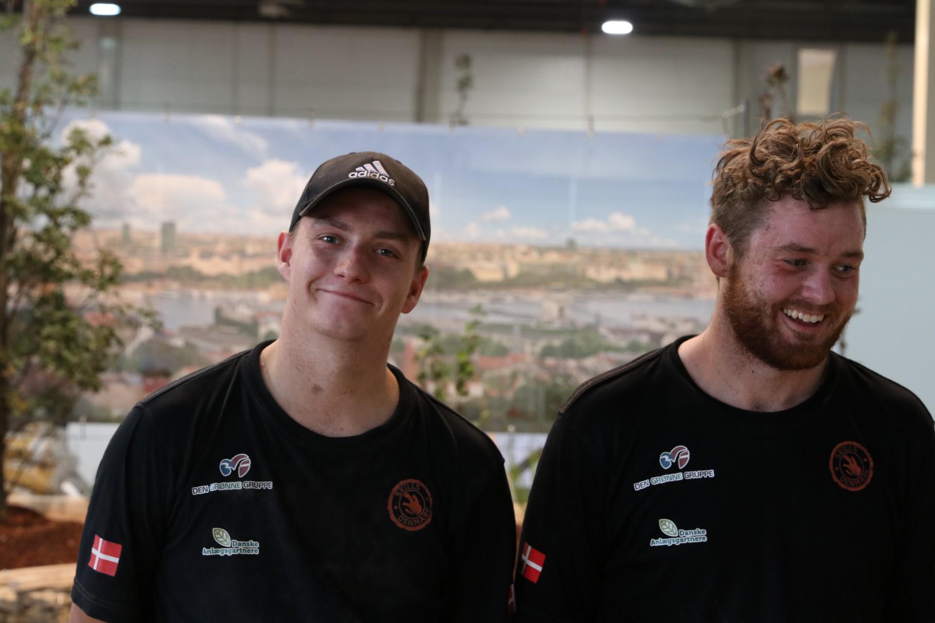 Anlægsgartnerne Peter Levin og Jesper Frederiksen fra Jordbrugets Udannelsescenter. Foto: Emil Filtenborg