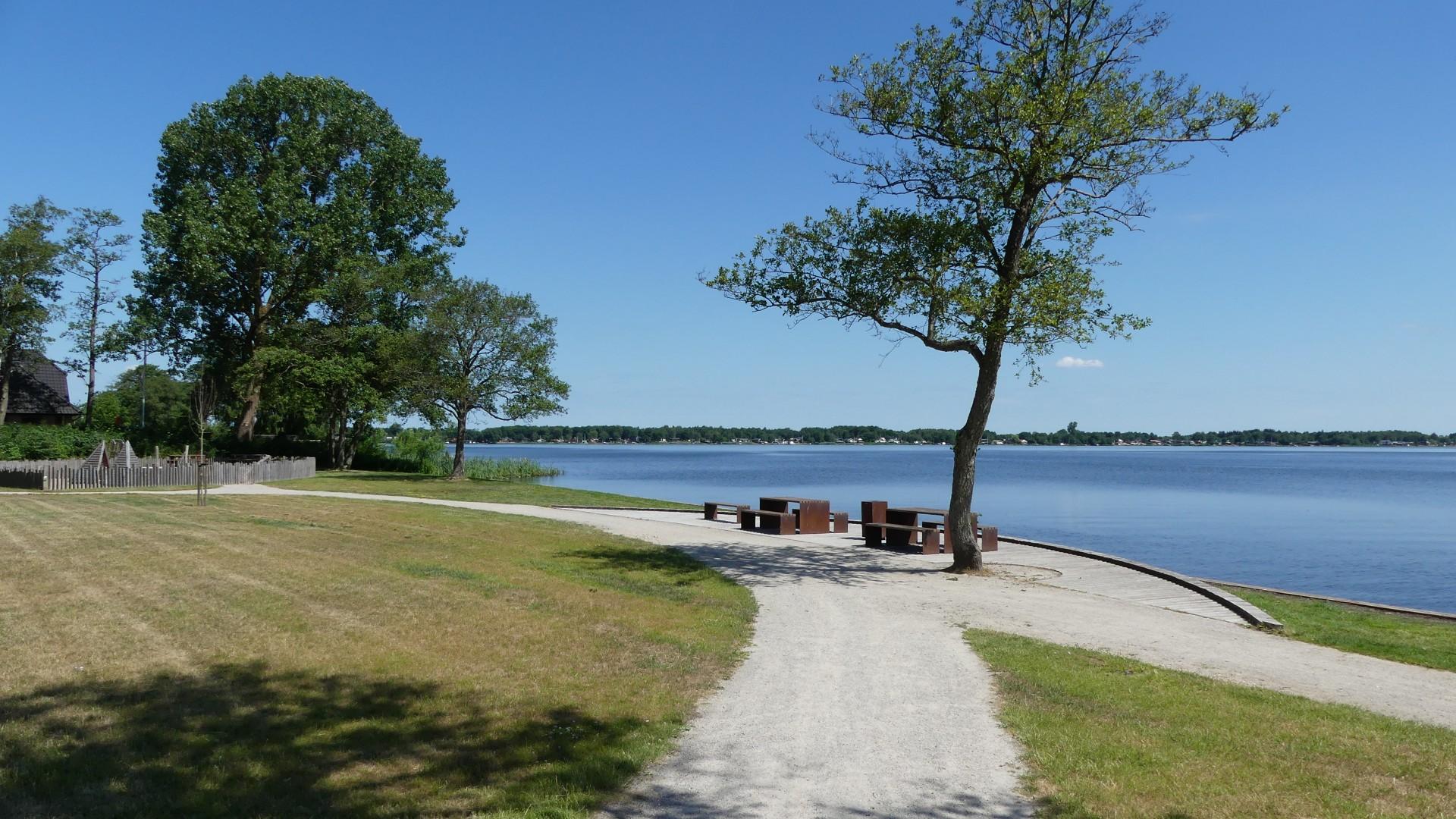 Områdefornyelsen ved Sunds Sø. Foto: Allan Boye Thulstrup/Herning Kommune.