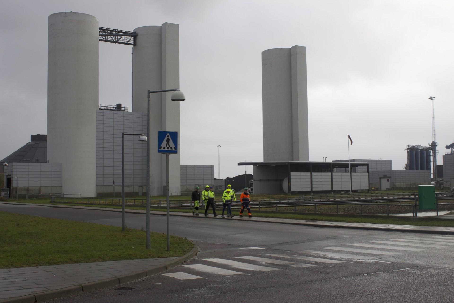 Avedøreværket lagde hus til pressemødet. Foto: Louise Gregersen.