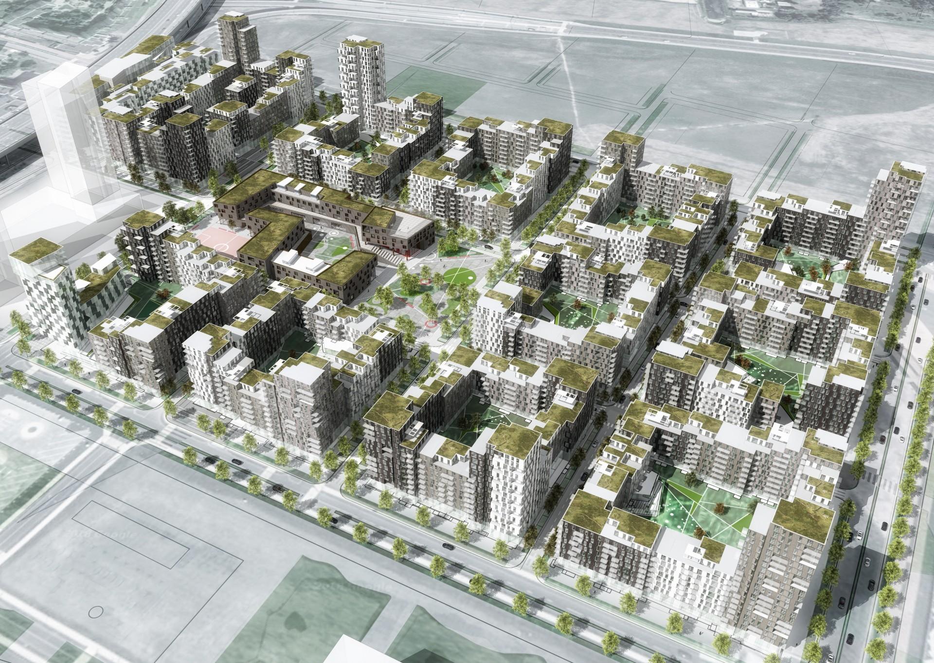Offentlige pladser, stræder og gårdrum er omdrejningspunktet for planen.