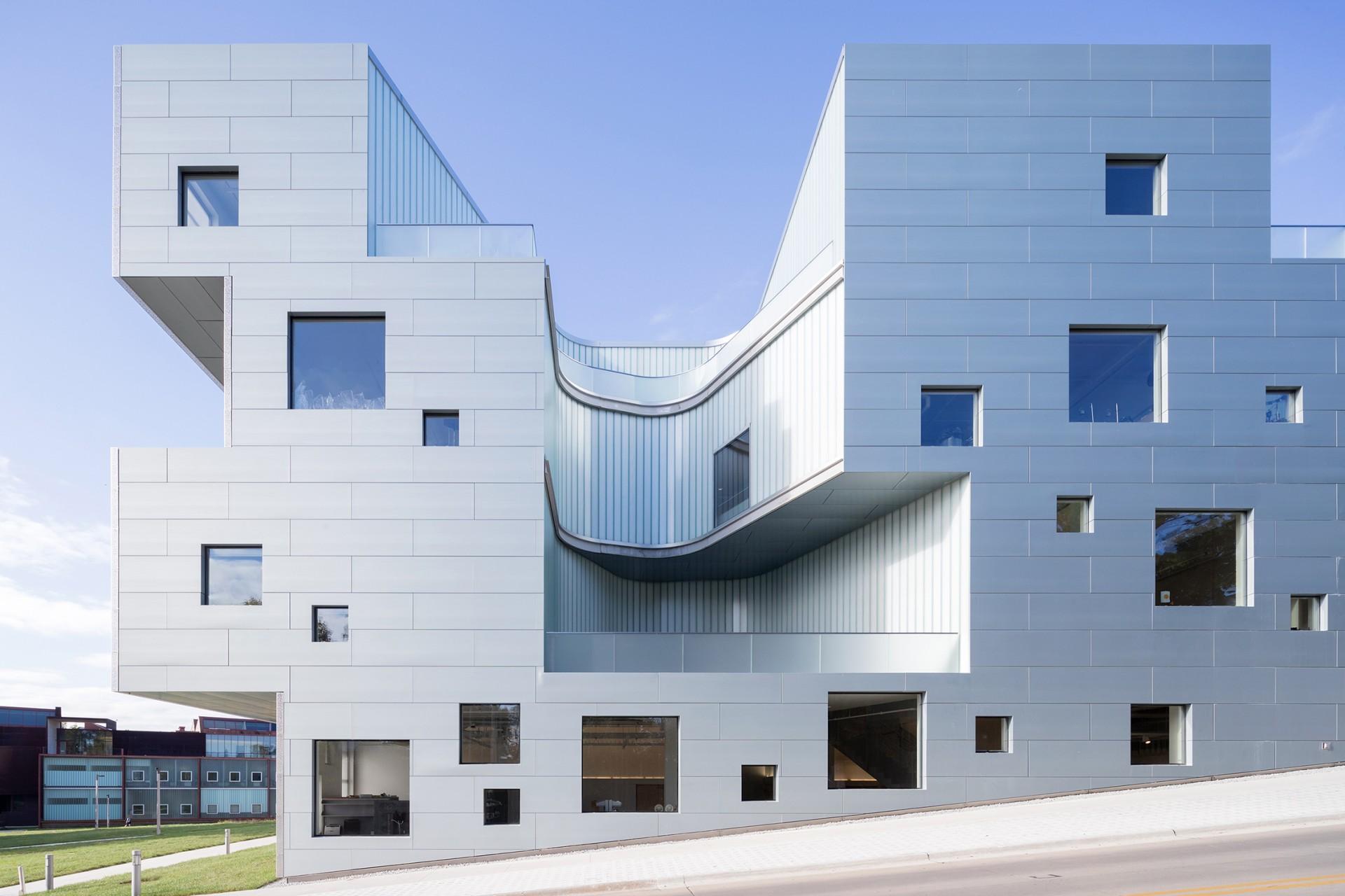 The Visual Arts Building, University of Iowa. Foto: Iwan Baan.