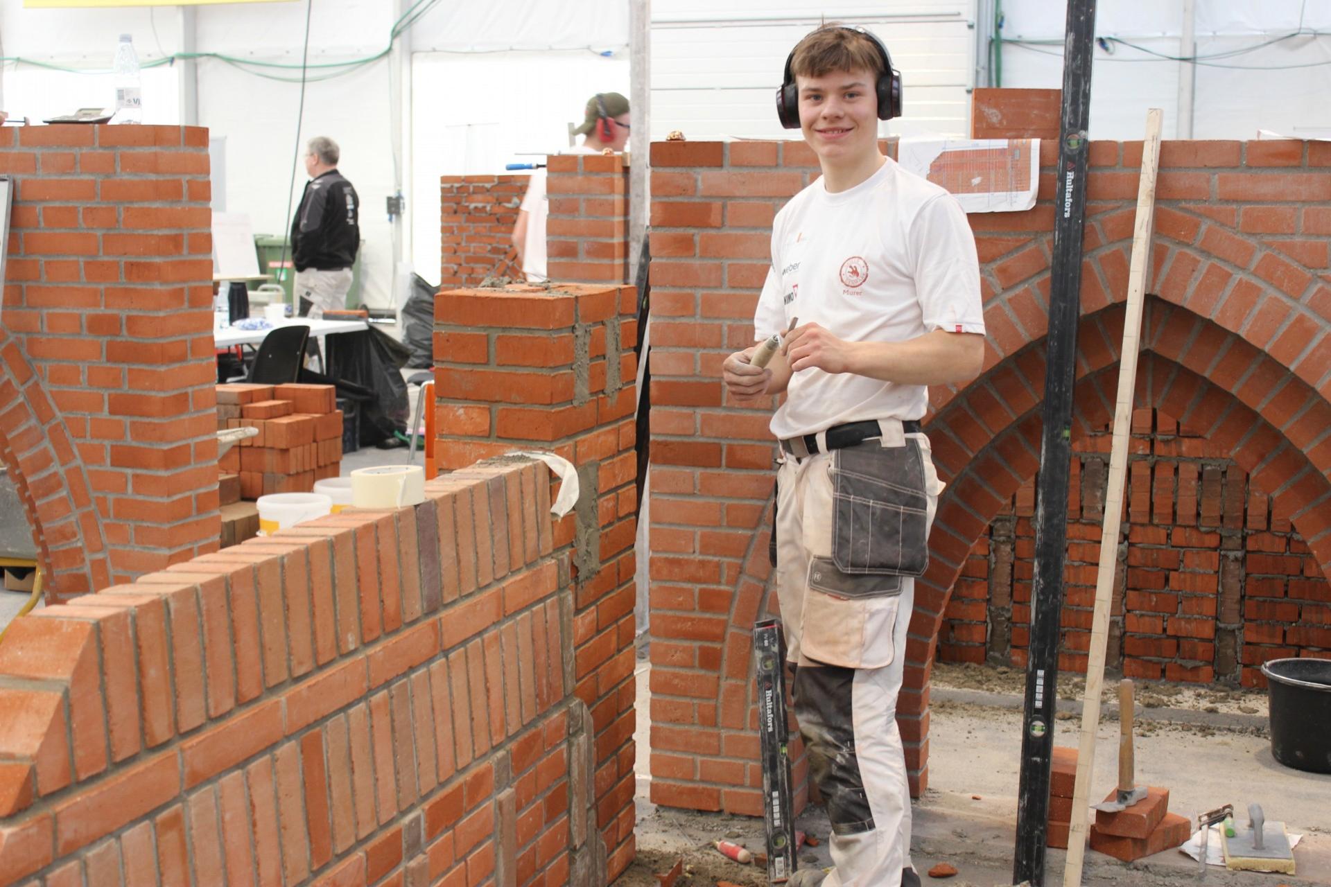 Mikkel Pryn er 18 år og deltager til DM i Skills. Foto: Louise Gregersen