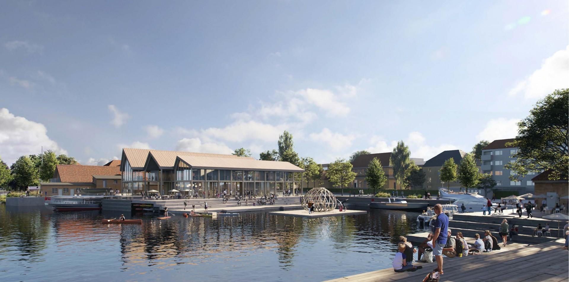 Silkeborg har fået en ny masterplan for udviklingen af bymidten de kommende år. Bag forslaget står Effekt og Realdania. Foto/Illustration: Effekt.