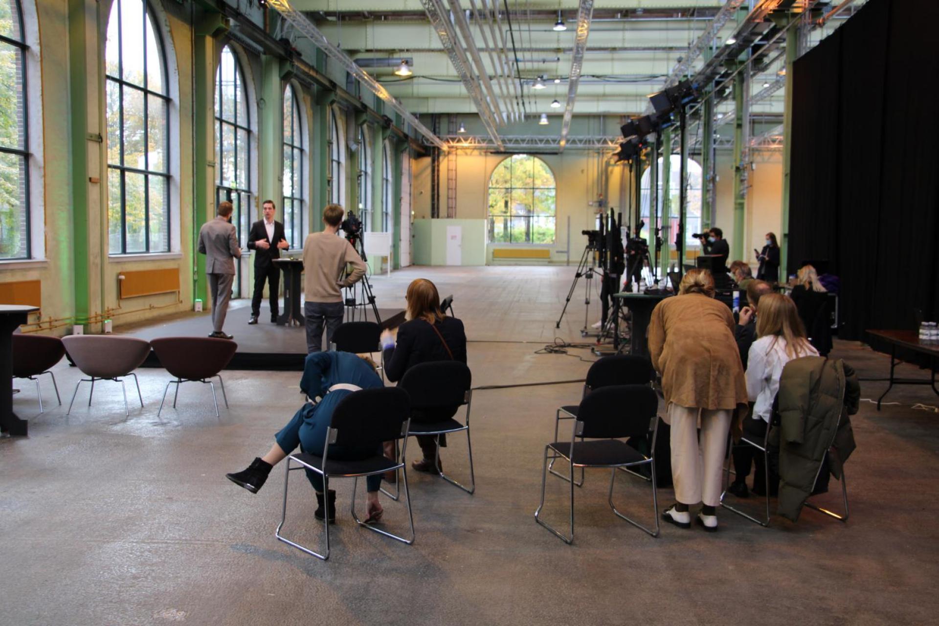 Årets Building Green har på grund af covid-19 kun få fysiske gæster imens et live-feed sikrer en bred eksponering. Foto: Jakob Tilma