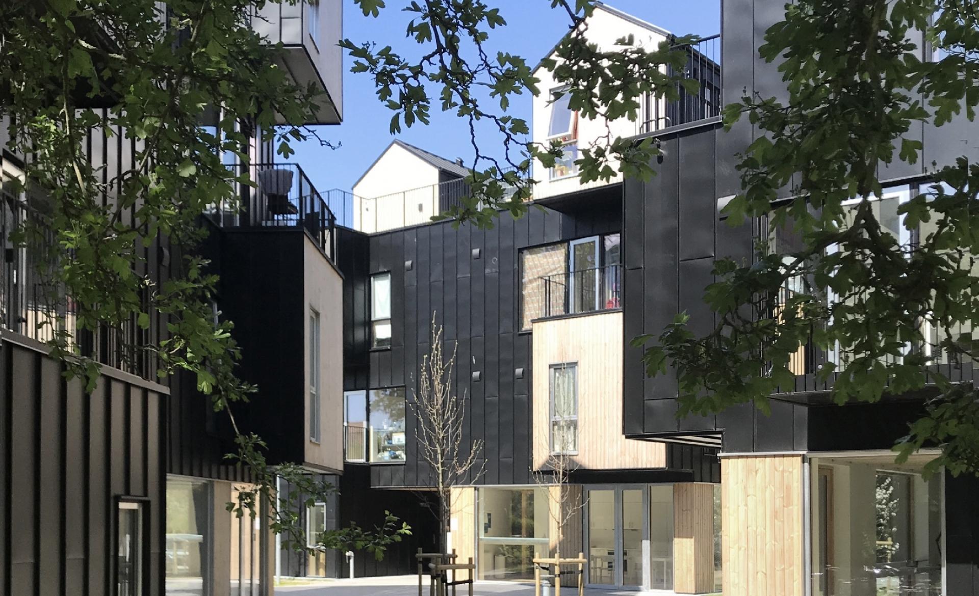 Venligbolig Plus på Frederiksberg afprøver bl.a. micro-living for at forebygge, at studerende og flygtninge presses ud af hovedstadens centrum. Foto: ONV Arkitekter