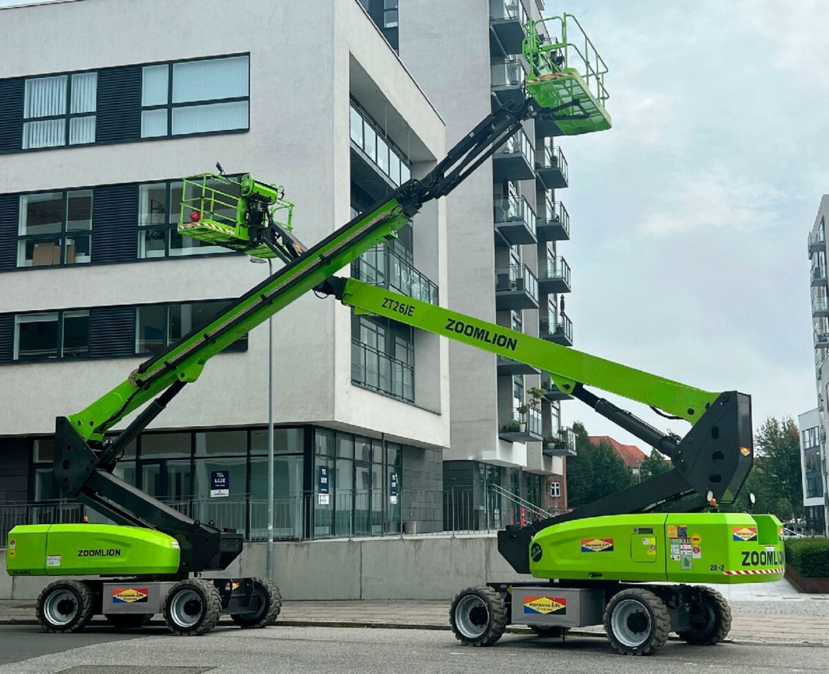 Størstedelen af ellifte hos Horsens Lift er afdet kinesiske high-end fabrikat Zoomlion.