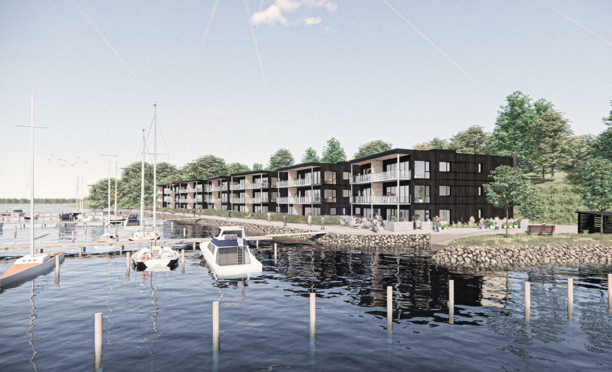 Et af de seneste projekter for BOEN er ThurinerHusene på Thurø, hvortil man skal levere 3.400 kvm gulv. Foto: BOEN