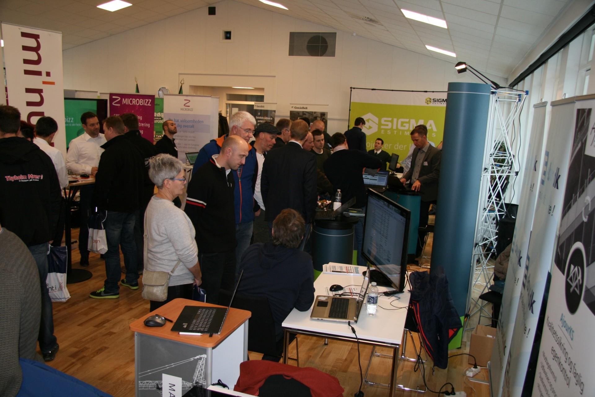 25 udstillere fremviste et bredt udvalg af de nyeste it-værktøjer. Foto: Torben Jastram.