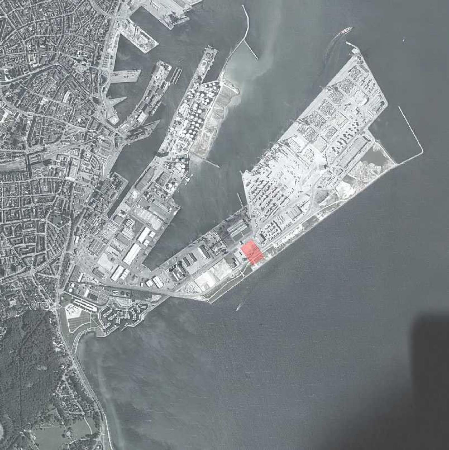 Placeringen af det ny havnecenter er perfekt i forhold til containerhavn og multiterminal.