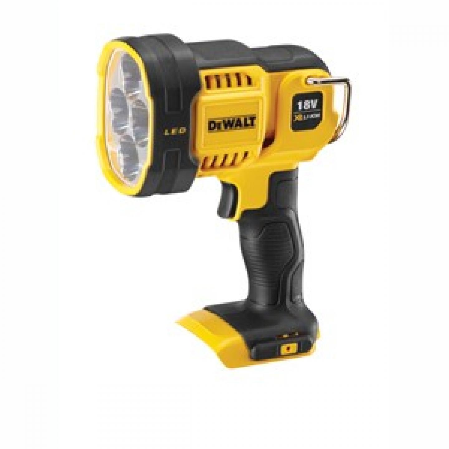 Med DCL043-lampen lover Dewalt 1000 lumen i mere end ti timer. Foto: Dewalt.