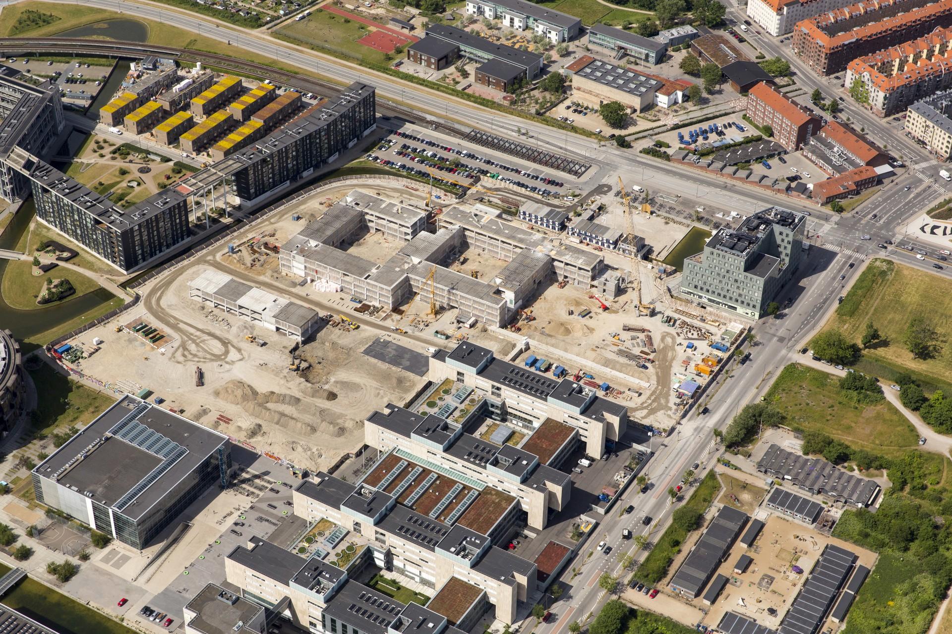 Efter salget af de to boliggrunde er der blot fire erhvervsstykker tilbage til salg i Ørestad Nord. Foto: Ole Malling/By & Havn.