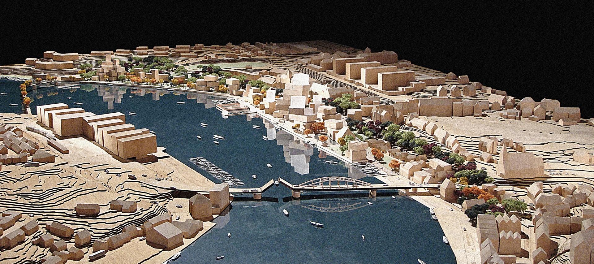 Masterplanen blev aftalt tilbage i 2008. Illustration: Gehry Partners.