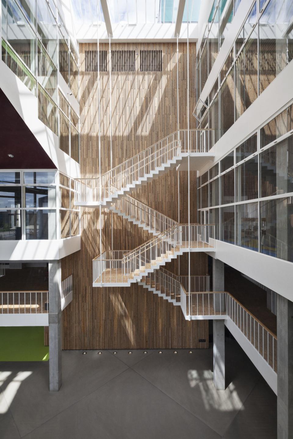 JJW Arkitekter har udviklet den nye skole i samarbejde med Københavns Kommune, Niras, KOARK og PK3 Landskab. Foto: Stamers Kontor.