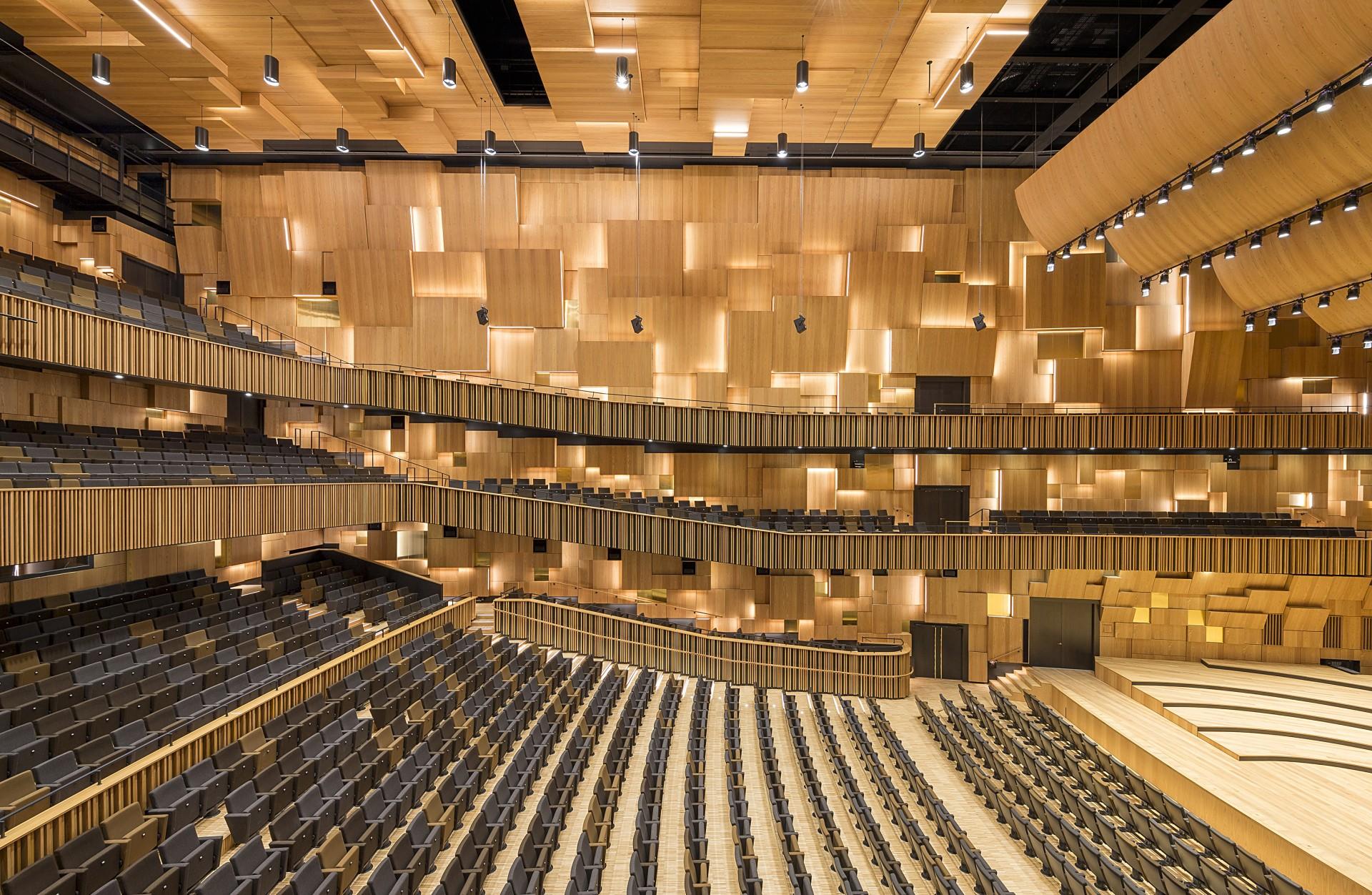 To ting har overskygget alt: En lyd i absolut verdensklasse og et rum med en musikalitet, der spiller sammen med musikken. Foto: Schmidt Hammer Lassen Architects.
