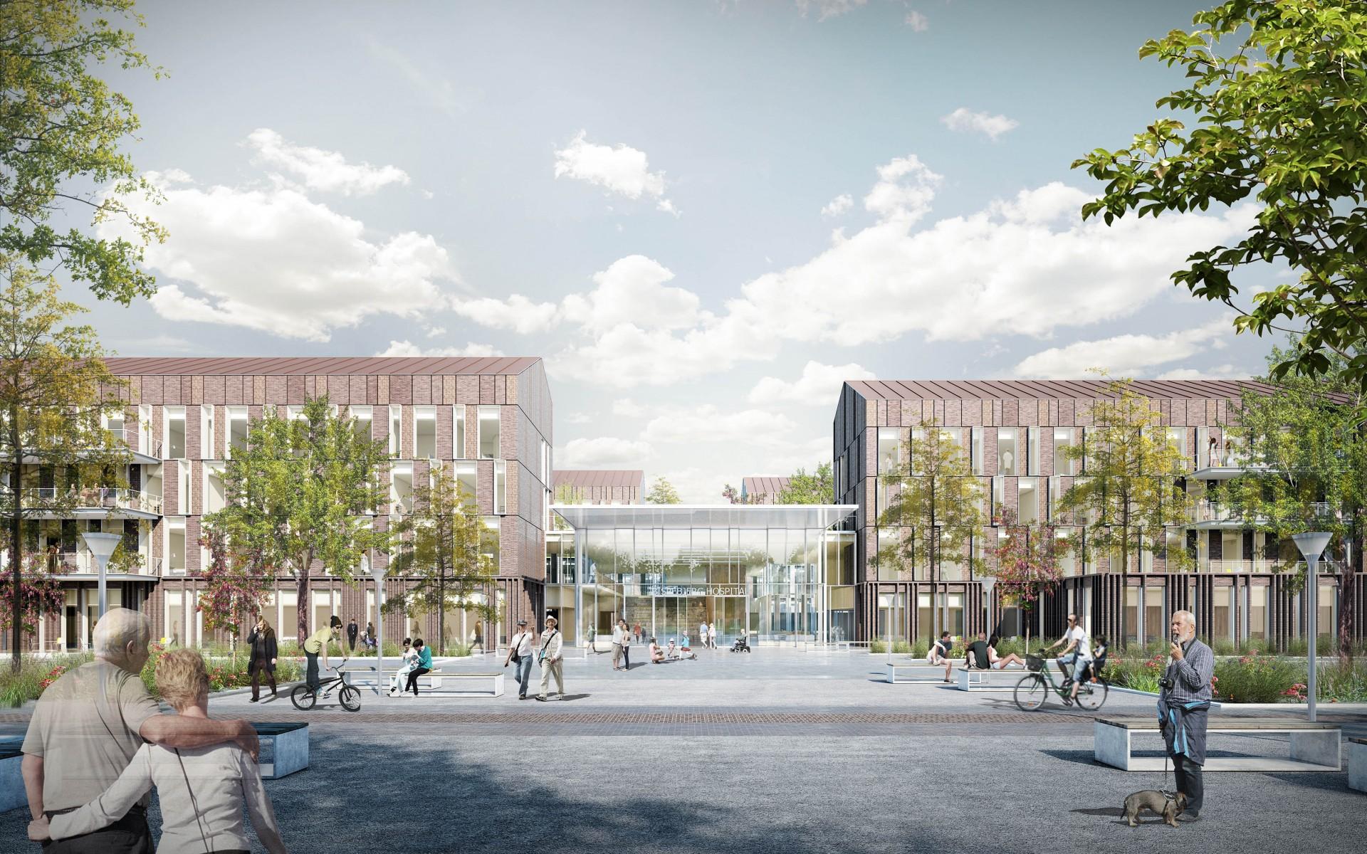 Sådan fortolker Cowi ankomsten til Bispebjerg.