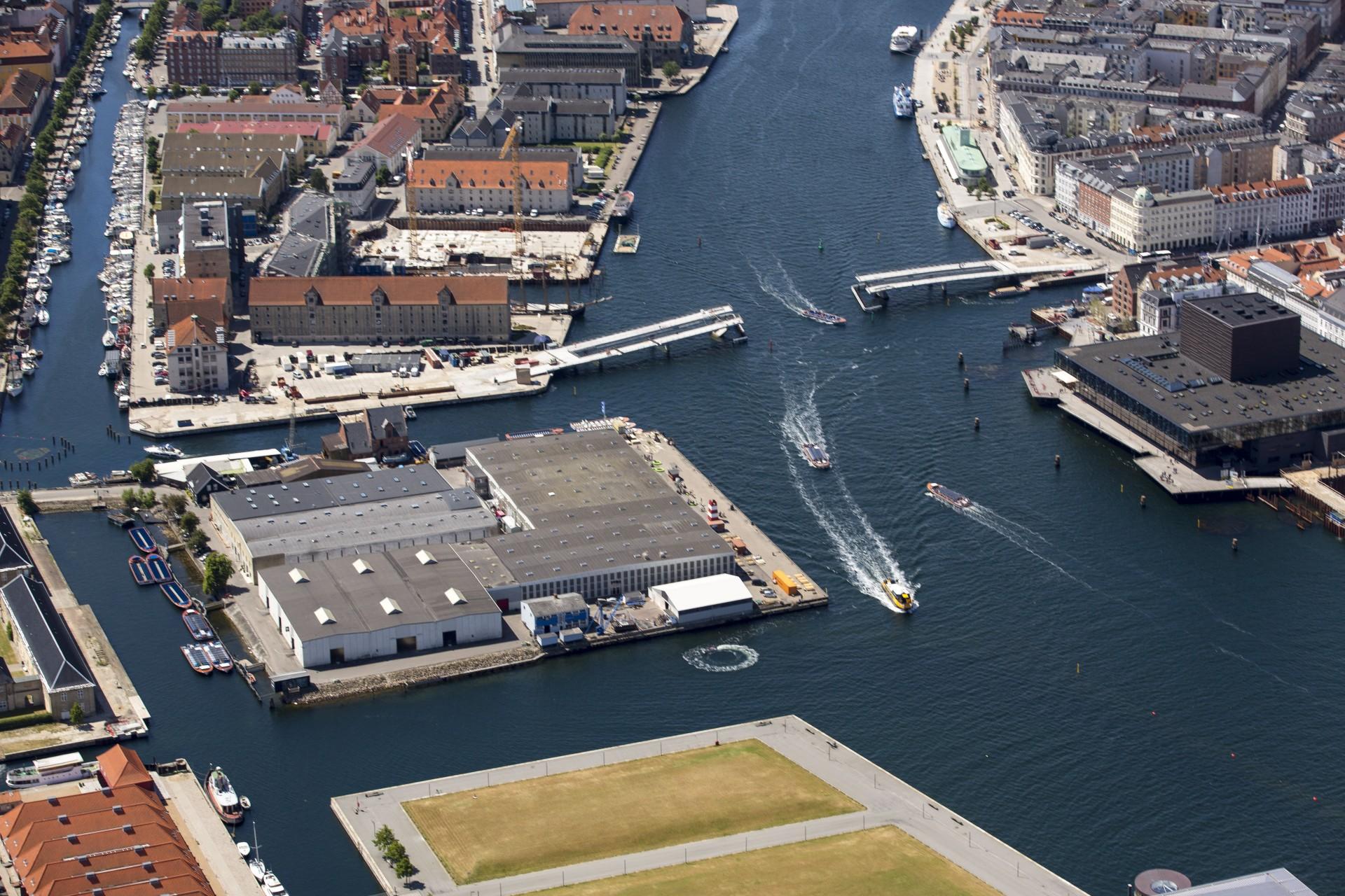 Christiansholm har en fantastisk placering i Københavns historiske inderhavn. Foto: Ole Malling/By & havn.