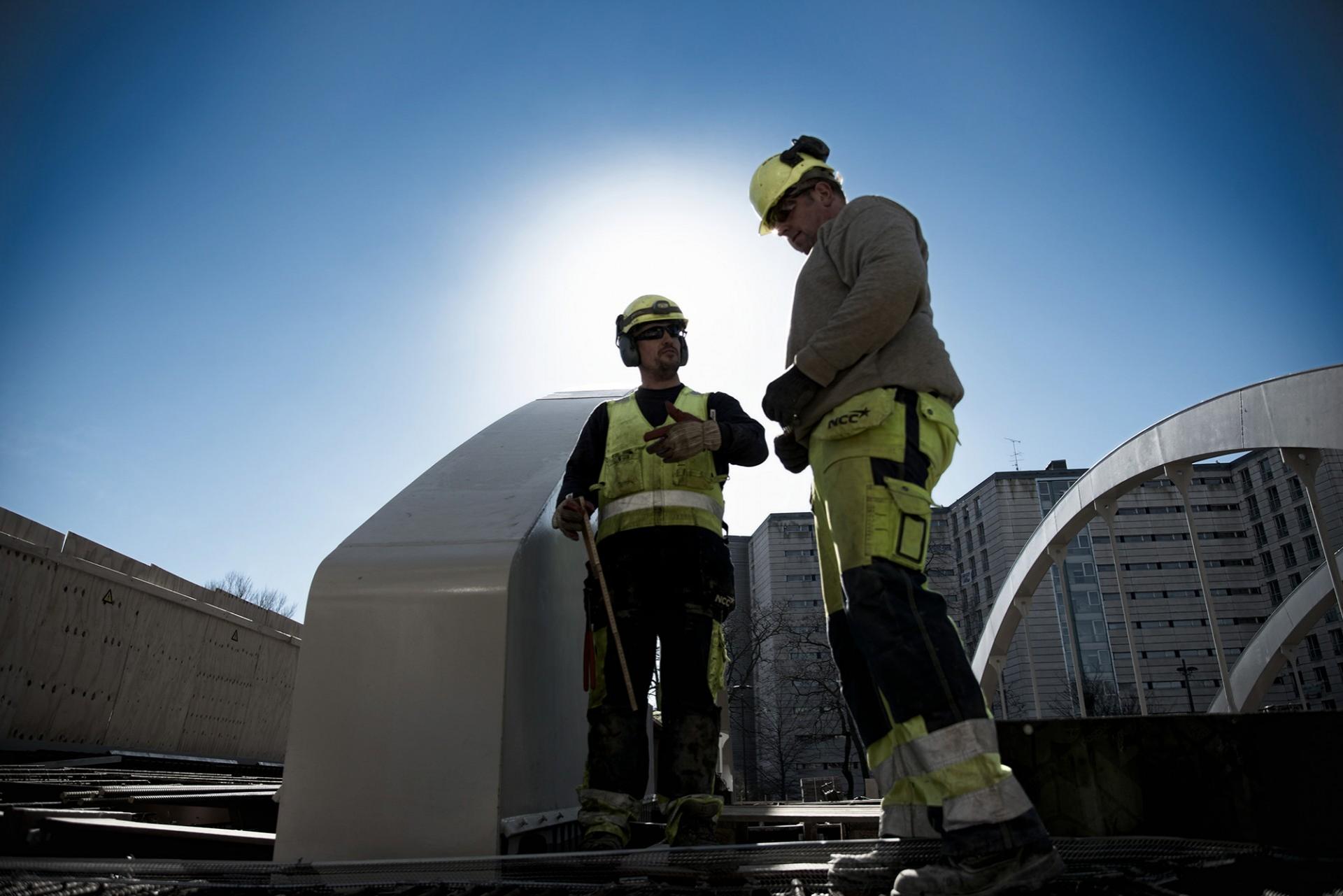 Høj aktivitet på byggepladser og veje slår igennem i regnskabet for tredje kvartal hos NCC i Danmark. Foto: NCC.