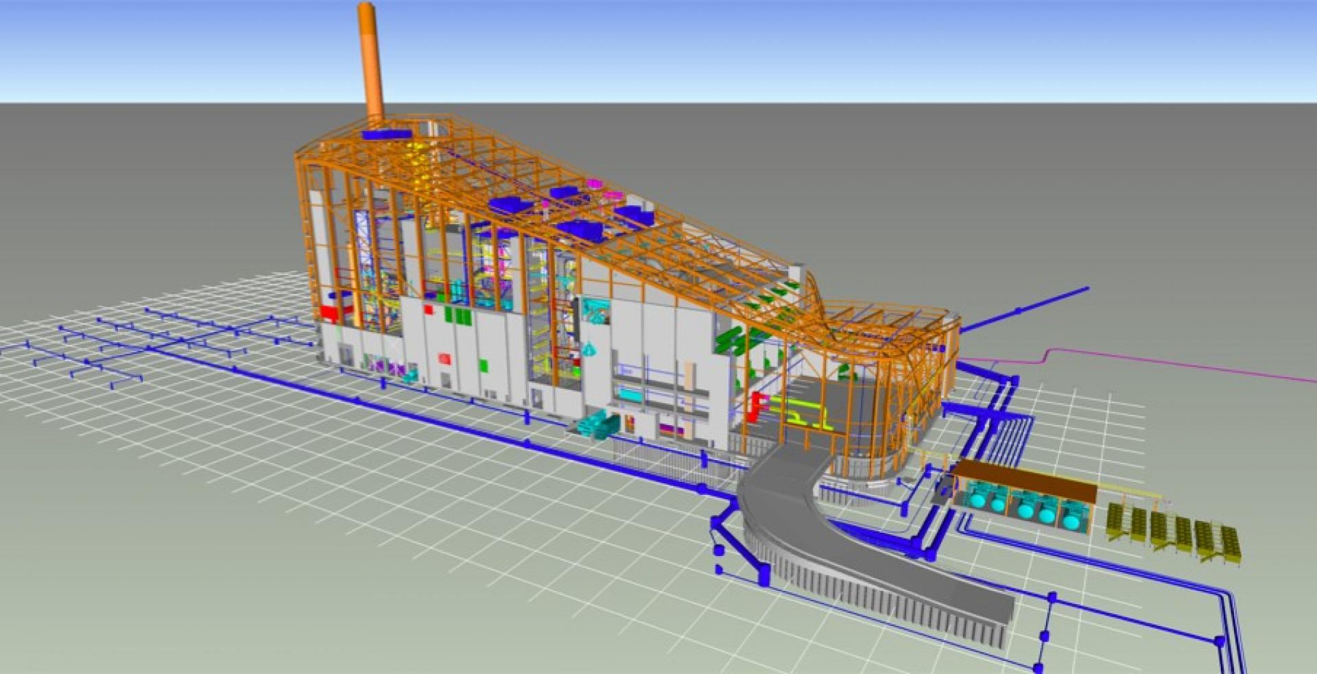 MOE har gennem processen benyttet sig af digitale bygningsmodeller og Tekla Structures BIM-software.