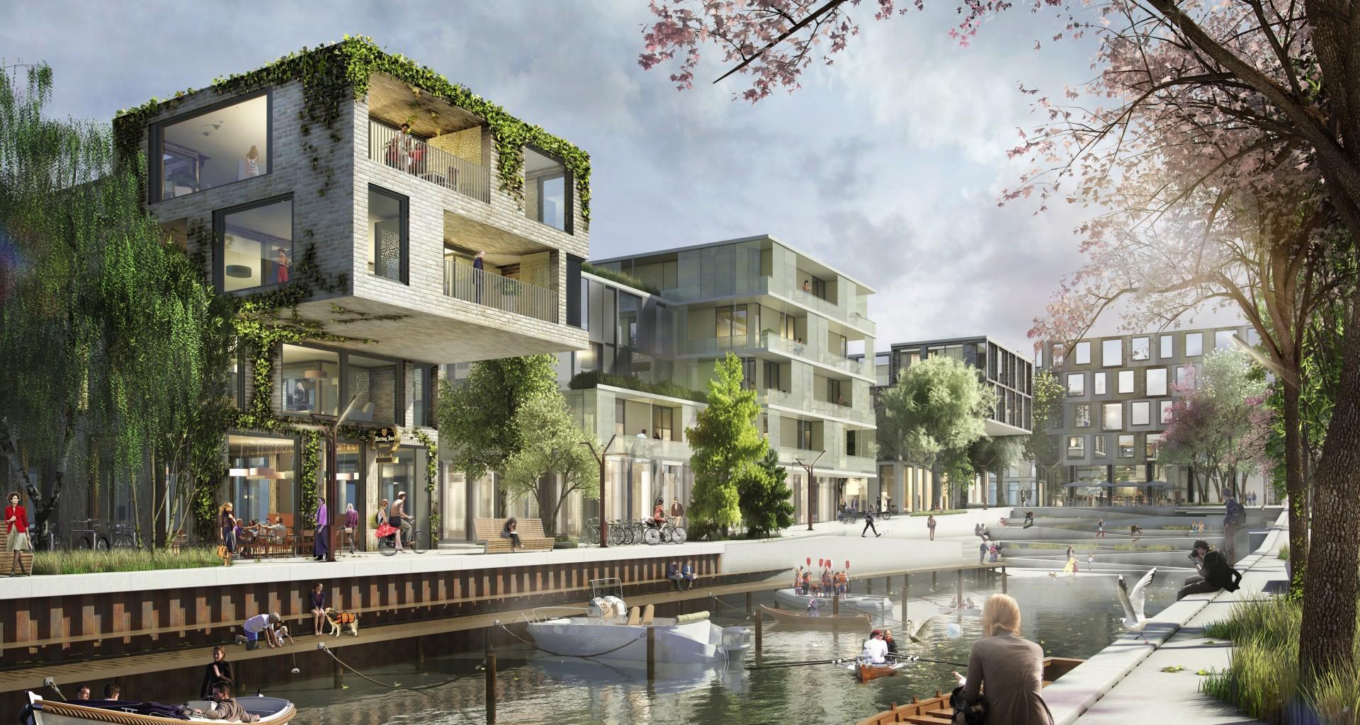 Frederiks Kanal i FredericiaC. Visualisering: KCAP.