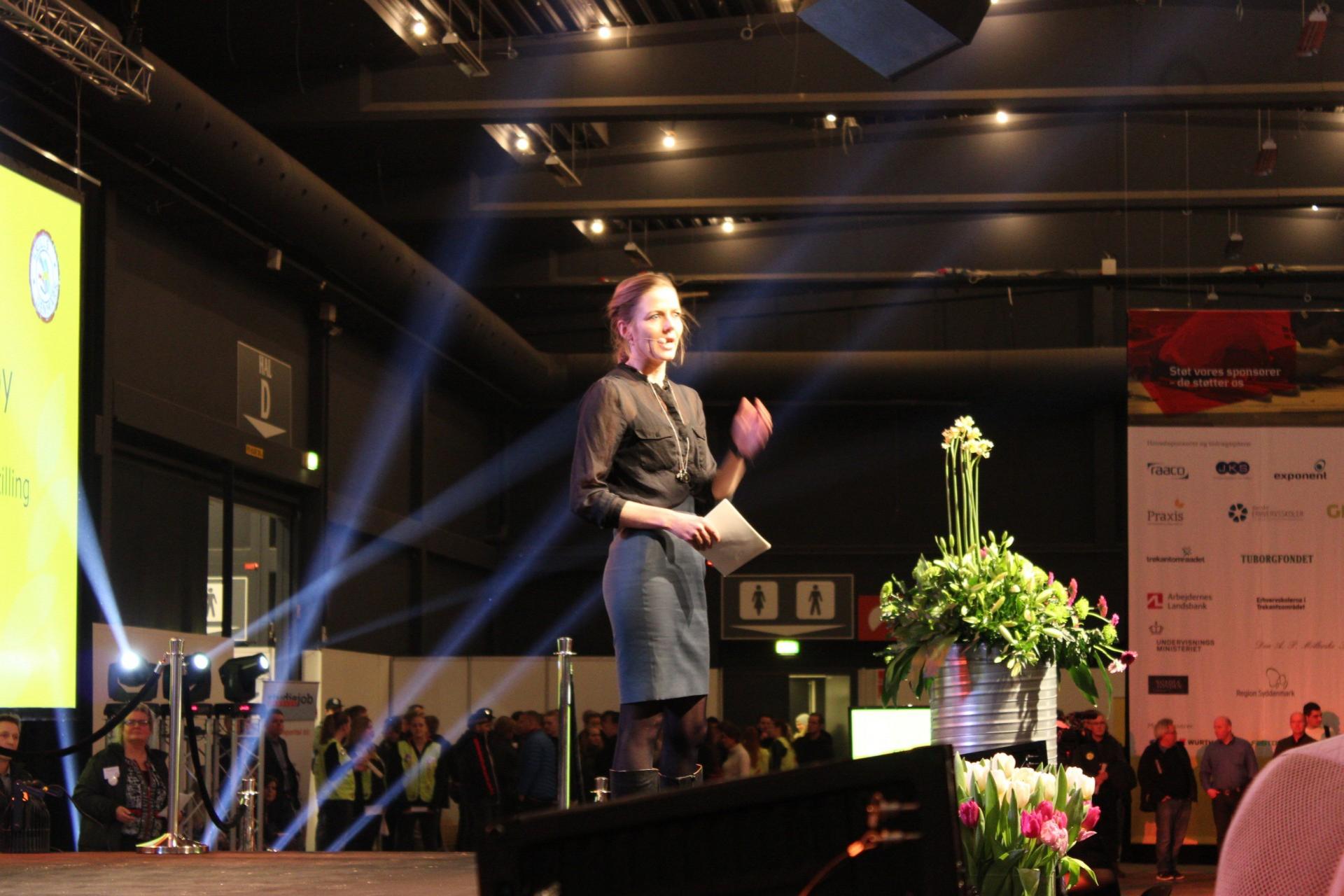 Undervisningsminister Ellen Trane Nørby håber, at flere unge vælger erhvervsuddannelserne fremadrettet. Foto: Kristian Troelsen.