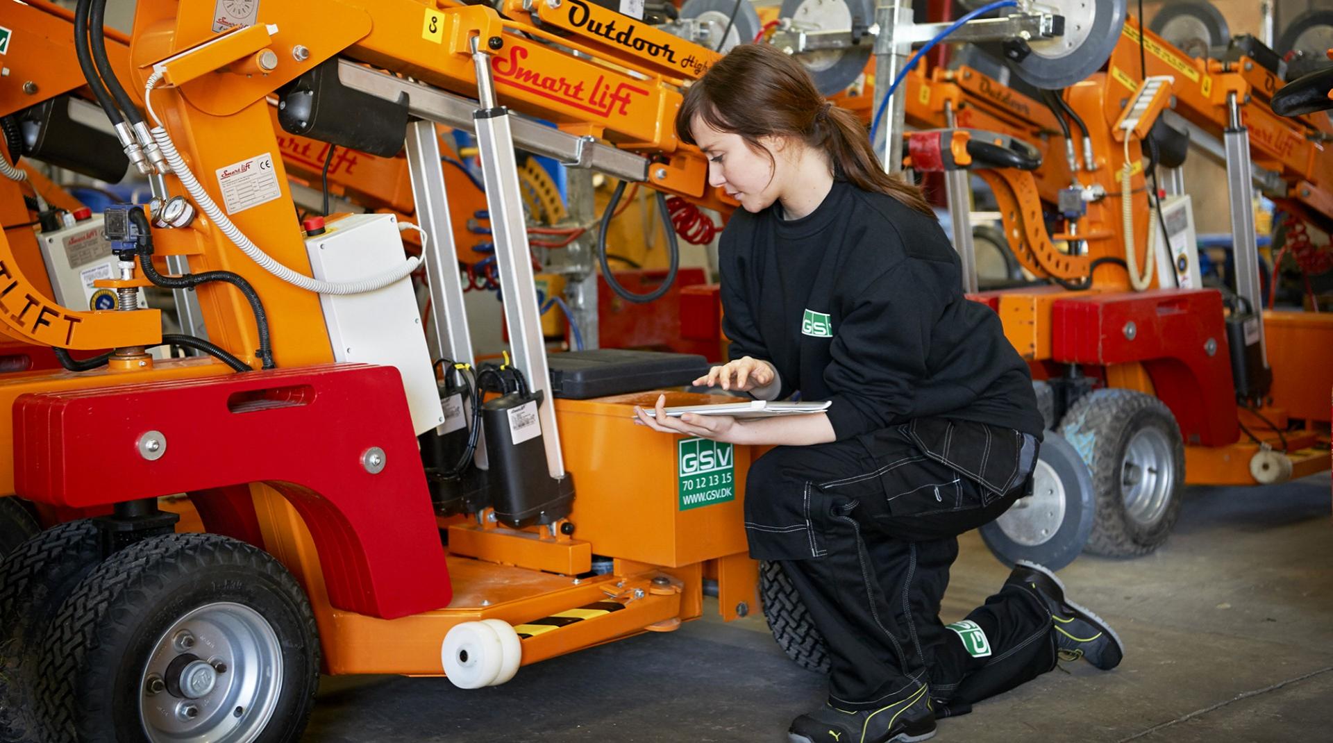 GSV har alle modeller af den danske Smartlift med løfteevne fra 250 til 780 kg.