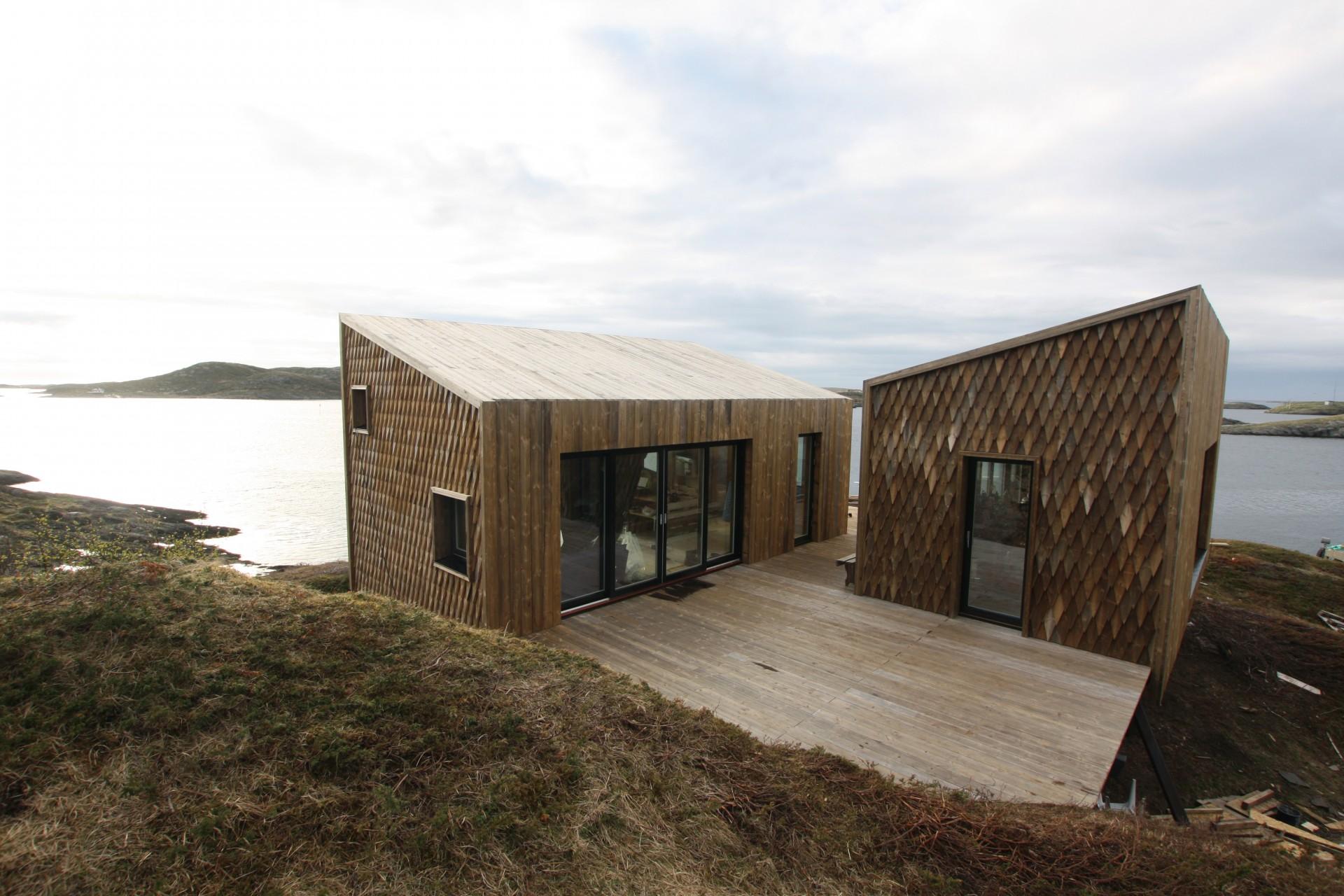 Selv om bygningerne tager form, er selve projektet først endeligt færdigt til sommer. Foto: Andrew Devine.