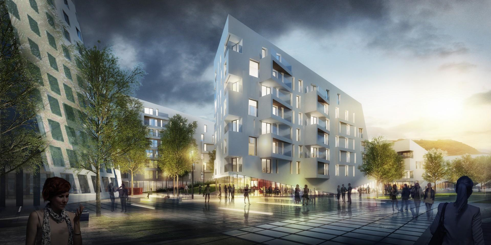 BEST FUTURA PROJECT: Paradis Express, Liège, Belgium. Architect: association A2M - Jaspers-Eyers Architects - BAGOther: Bureau Lemaire, TPF engineering, D2S, Heinz Winters Atelier, Duchêne, Galère, Interbuild.
