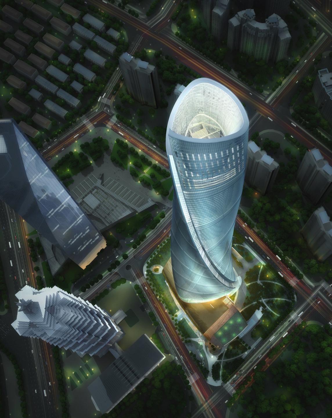 PEOPLE'S CHOICE AWARD: Shanghai Tower, Shanghai, China. Architect: Gensler.