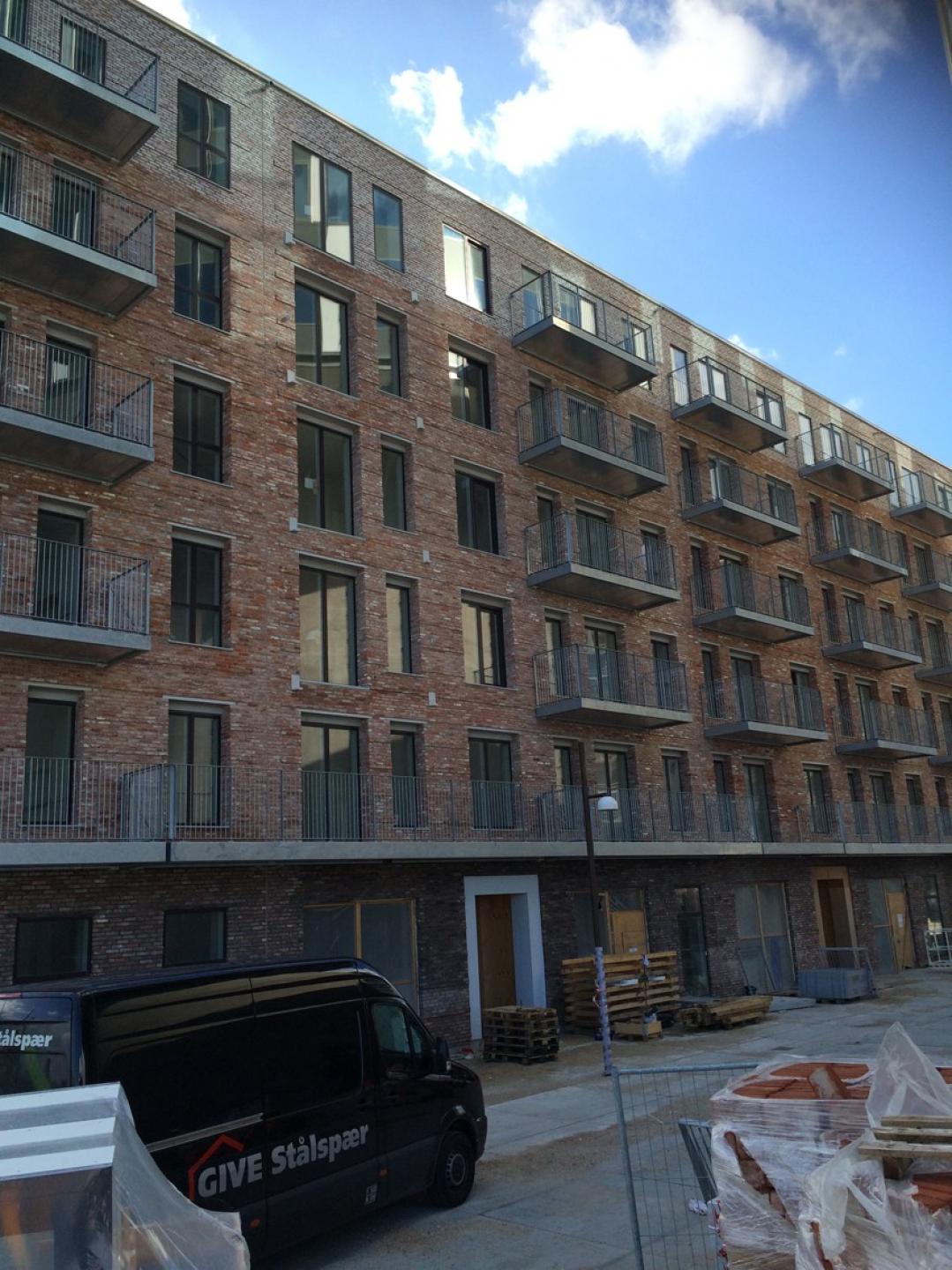 Den seneste ordre består af 188 altaner til Sandkajen. Pressefoto.