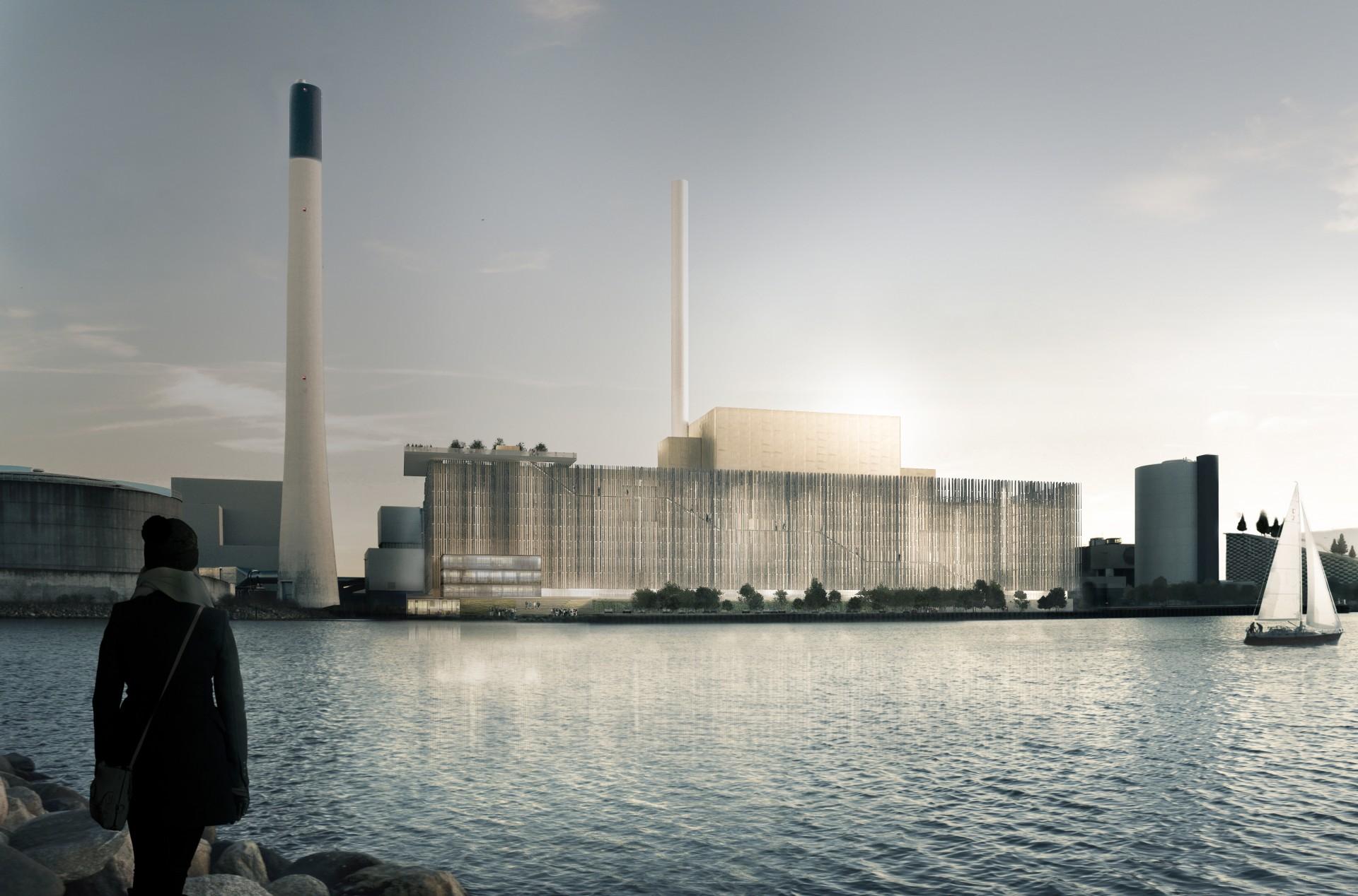 Bio4 Amagerværket. Illustration: Gottlieb Paludan Architects.