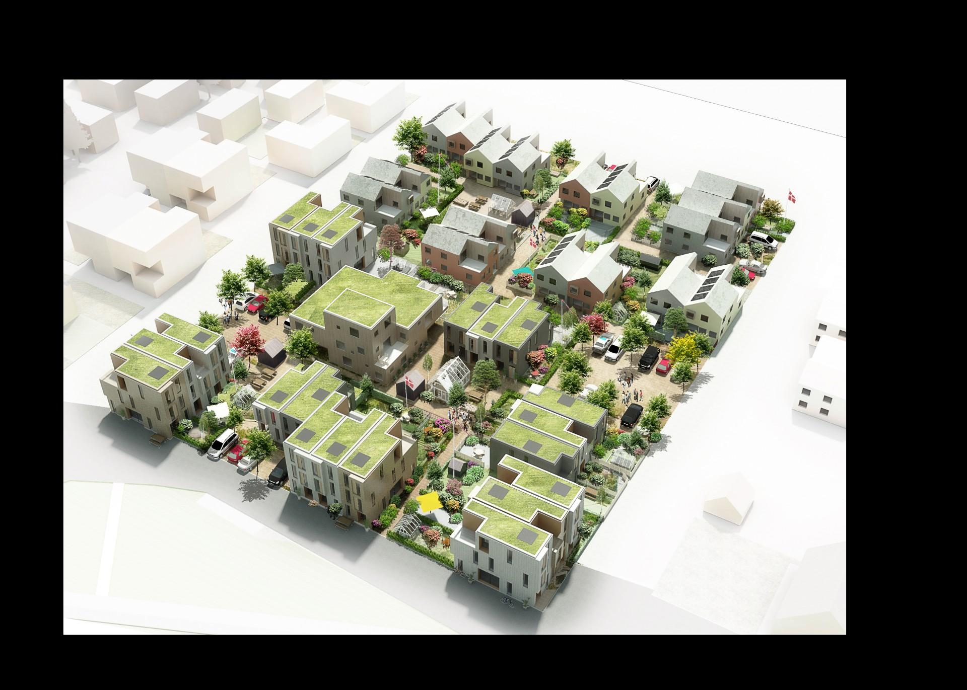 Nærheden. Illustration: Arkitema Architects for NærHeden P/S.