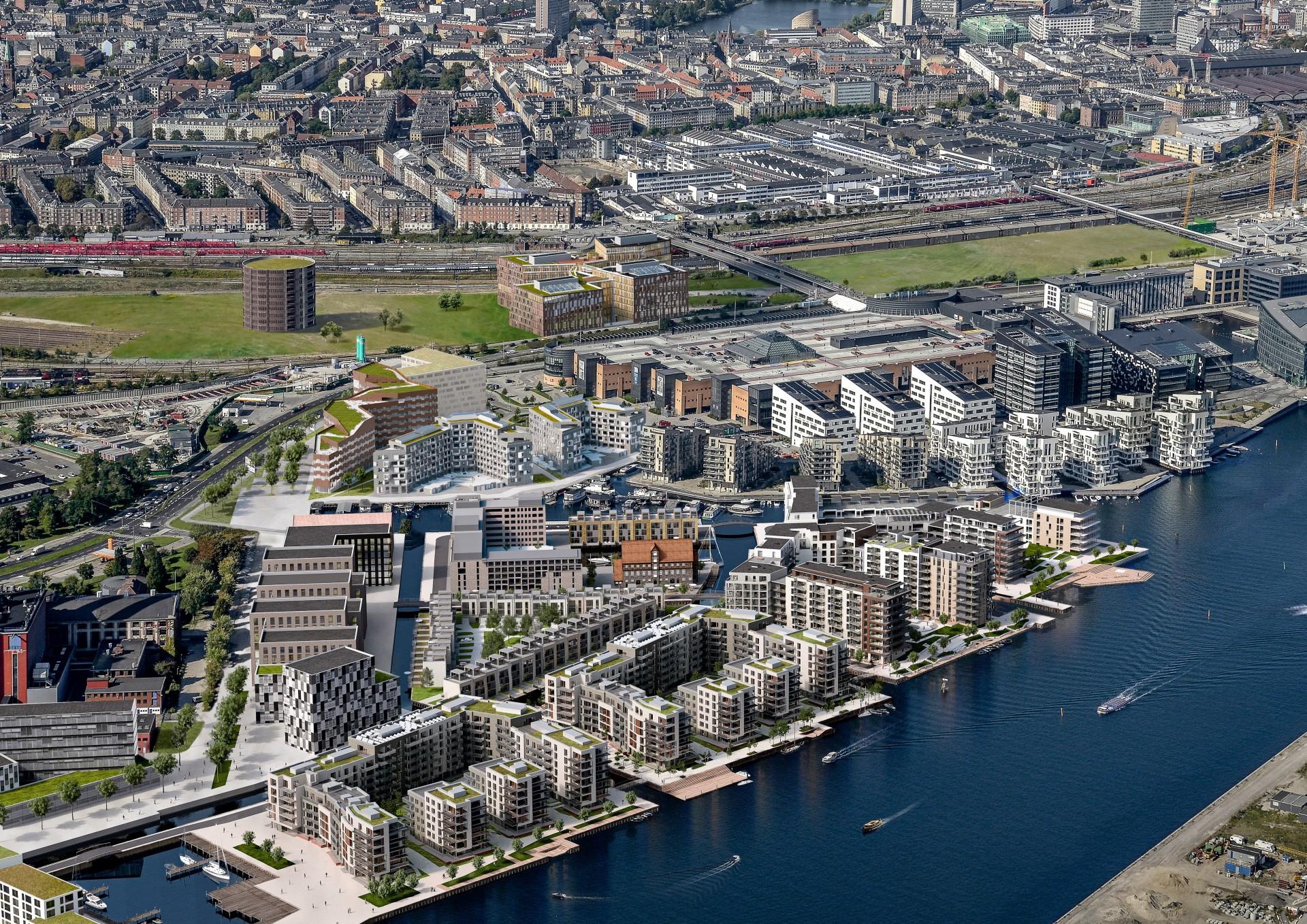 AP Pension går med den nye aftale med NPV ind og køber og finansierer i alt 700 boliger på de tre mest citynære øer i Enghave Brygge.