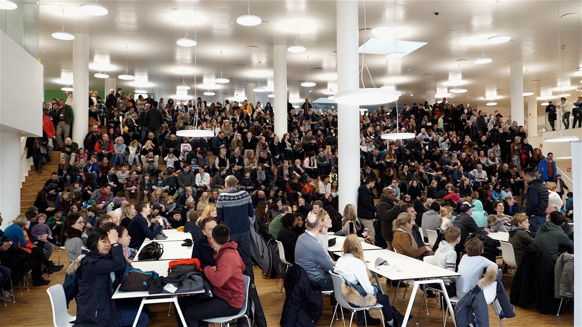 Den nye skole i Nordhavn får plads til 1.200 elever og 280 lærere. Foto: Claus Andersen.