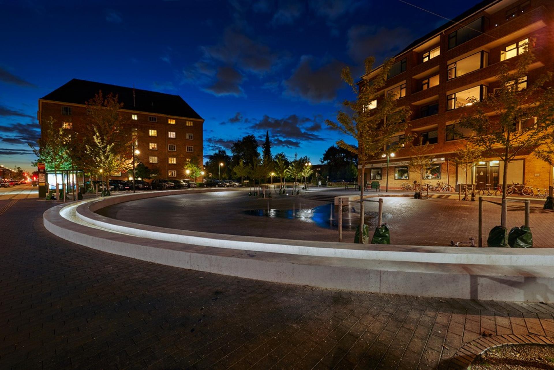 Lindevangsparken blev en realitet som følge af en massiv oversvømmelse. Foto: Torben Petersen.