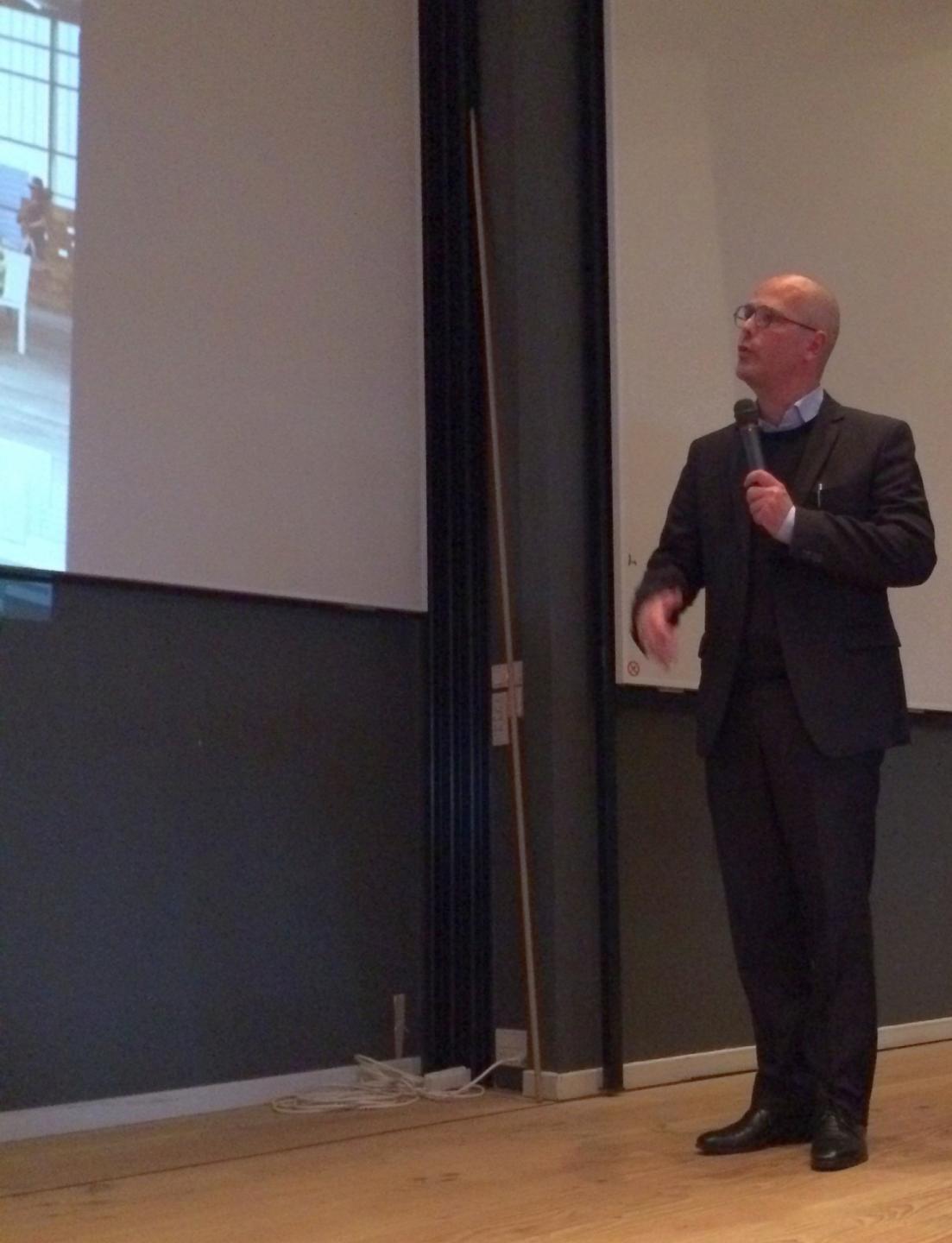 Rektor på Arkitektskolen Aarhus, Torben Nielsen. Foto: Kristian Troelsen.