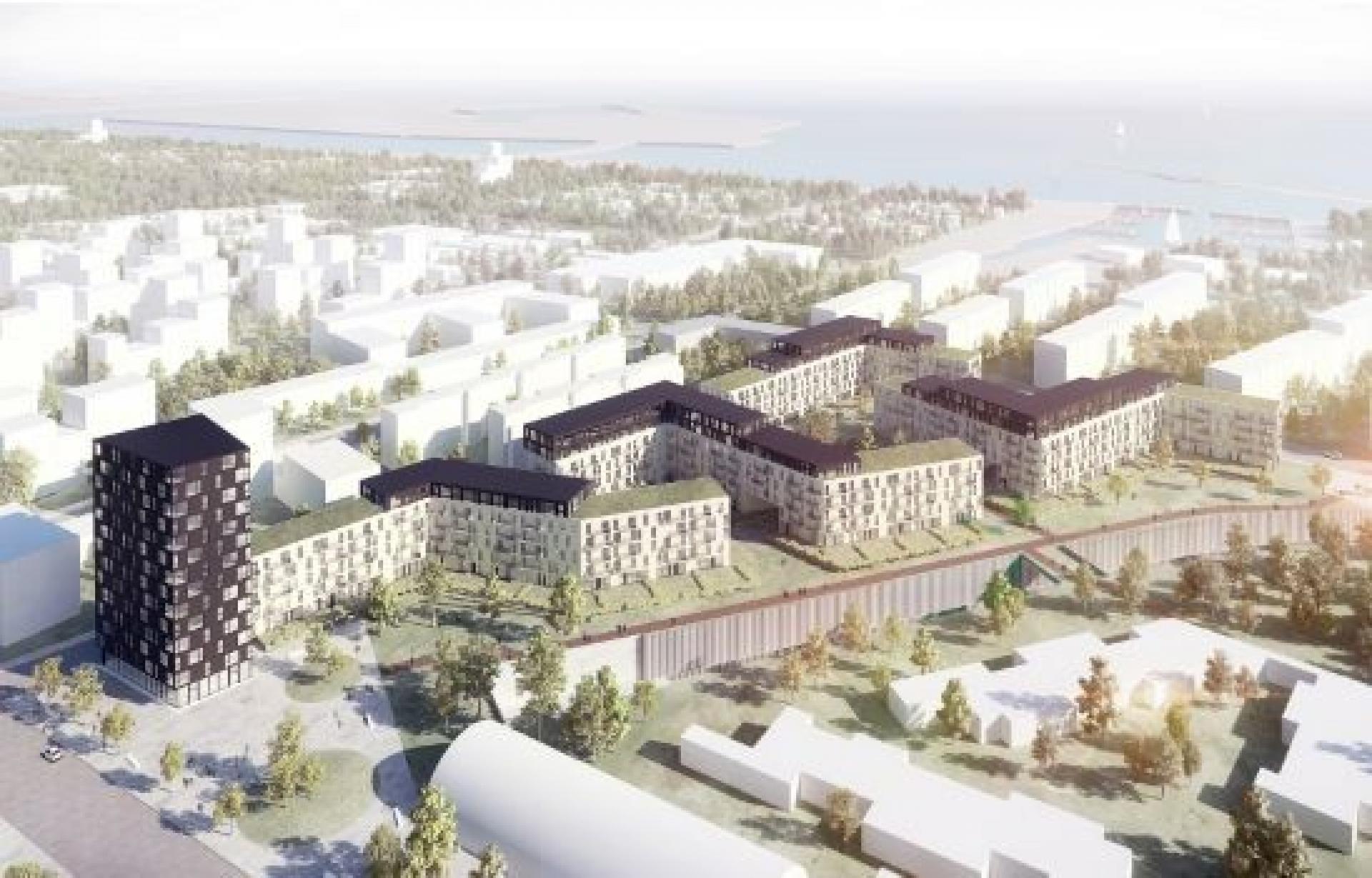 Øresund Strandpark i arkitektens streg