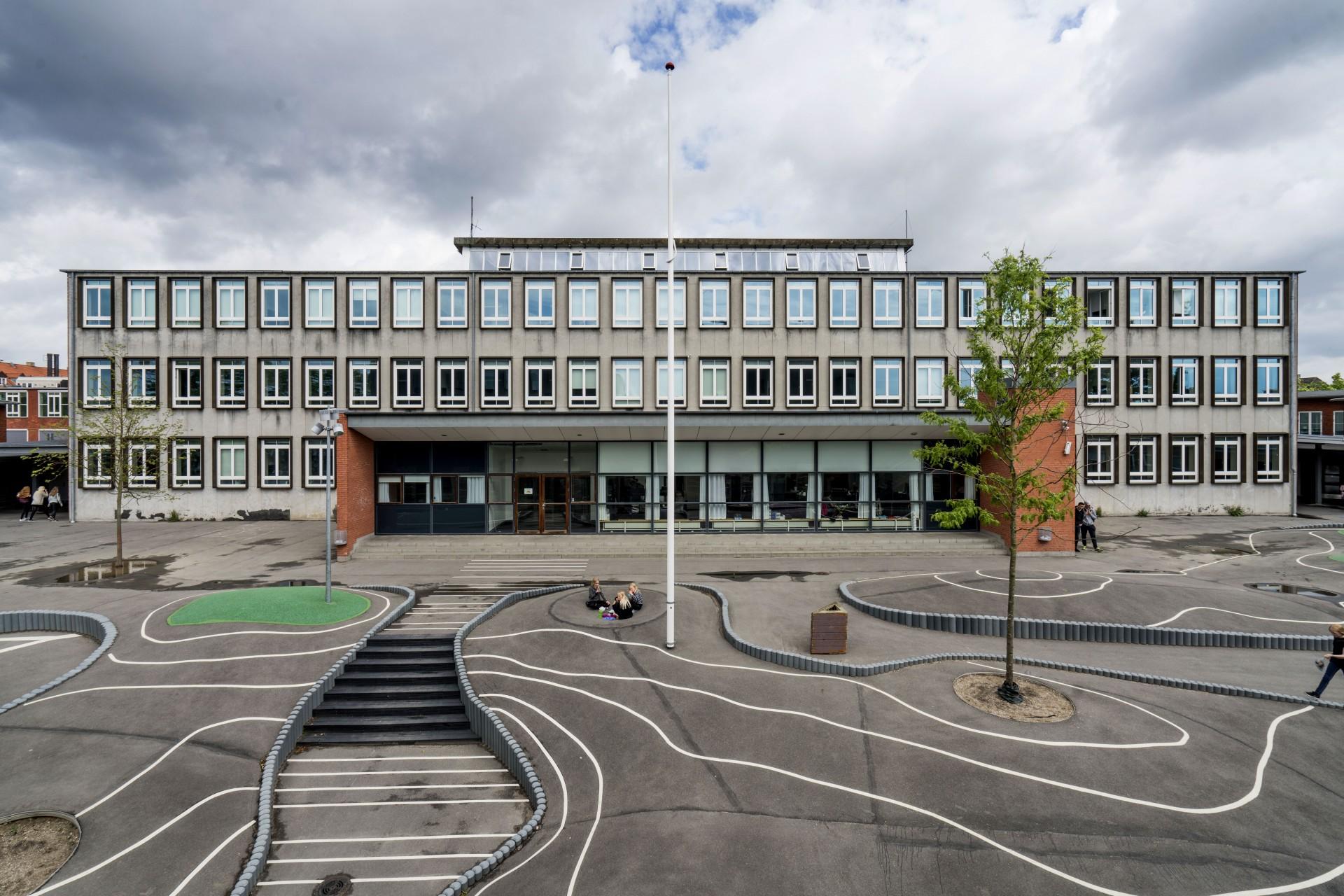 Kirkebjerg Skole, Vanløse. Foto: Carsten Ingemann.