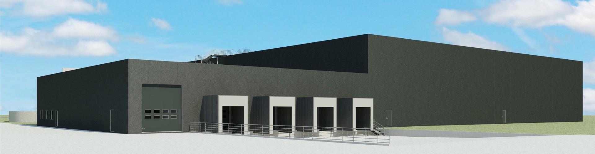 Det nye transportcenter i Køge bliver på 7.000 kvm.